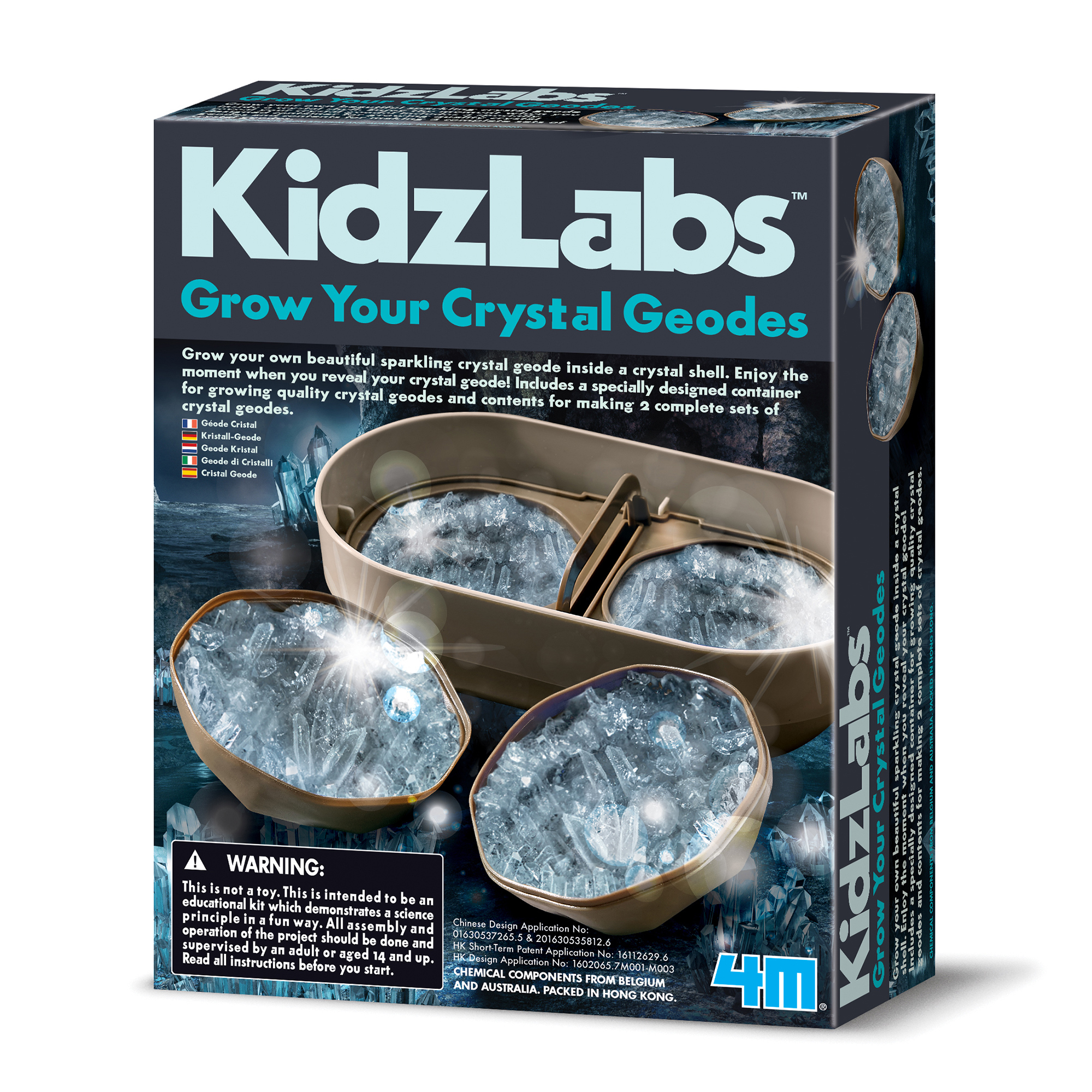 

Набор 4M KidzLabs Выращивание кристаллов Жеоды (00-03919/EU)