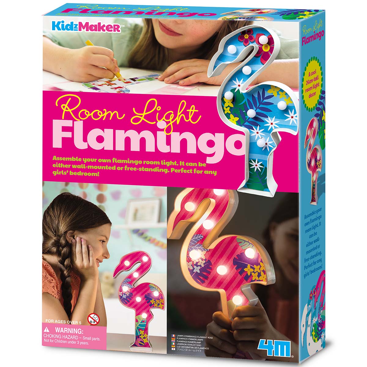 

Набор для творчества 4M KidzMaker Подсветка Фламинго (00-04743)