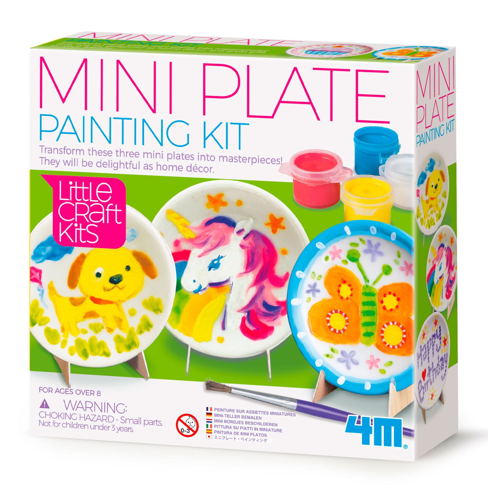 

Набор для творчества 4M Little crafts Разрисуй мини-тарелочки (00-04761)