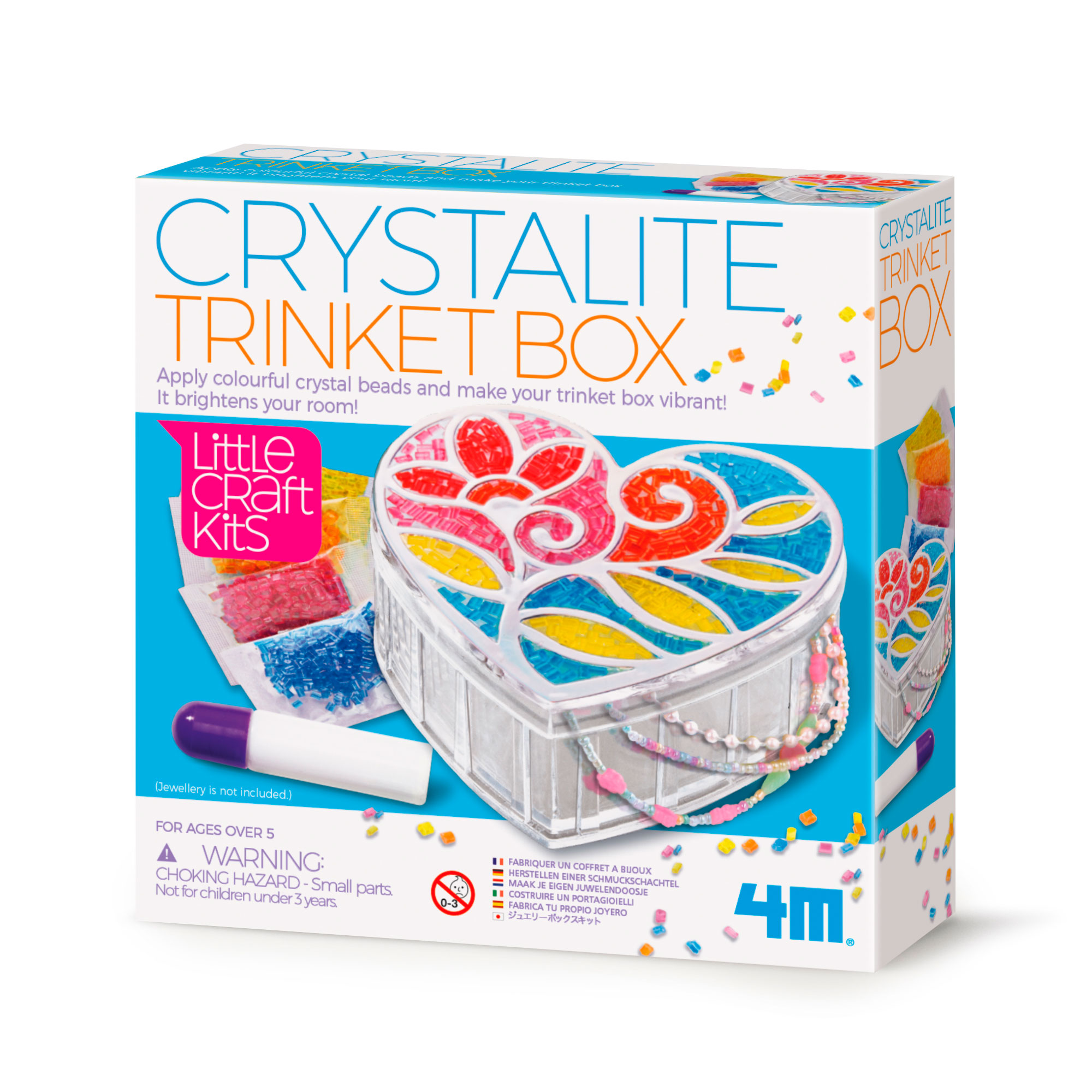

Набор для творчества 4M Little crafts Шкатулка с бисерной мозаикой (00-04768)
