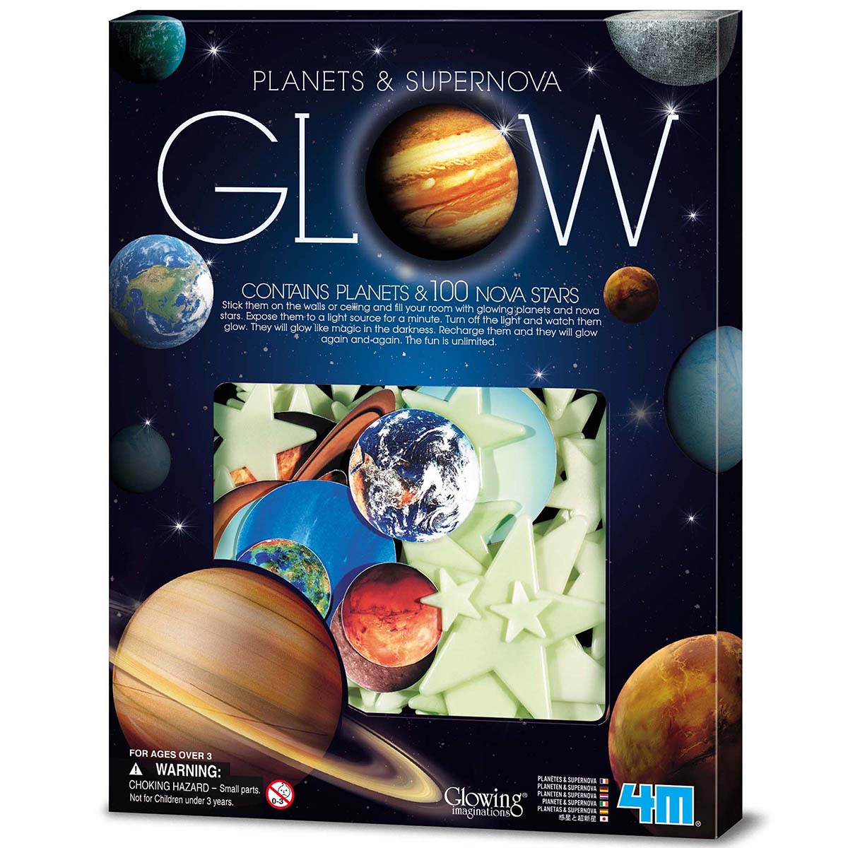 

Набор светящихся наклеек 4M Glow Планеты и 100 звезд (00-05631)