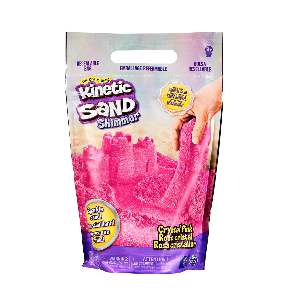 

Кінетичний пісок Kinetic Sand Рожевий блиск (71489P)