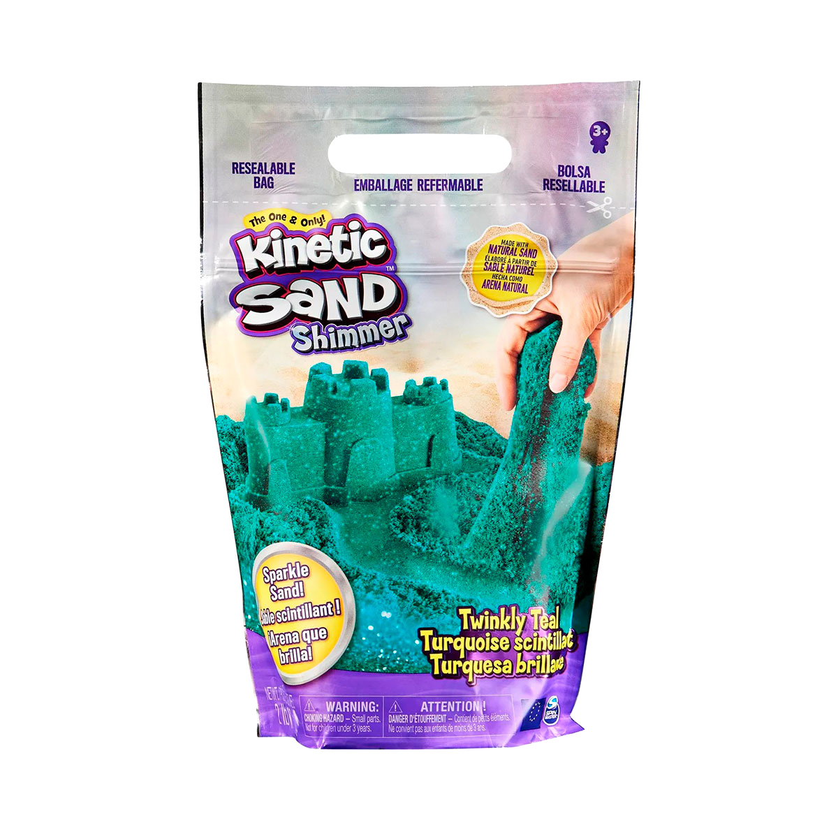 

Кінетичний пісок Kinetic Sand Бірюзовий блиск (71489T)