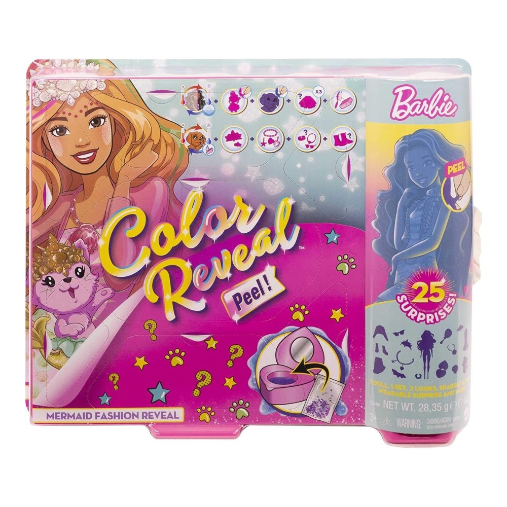 Акція на Набор-сюрприз Barbie Color Reveal Русалка (GXY20/GXV93) від Будинок іграшок