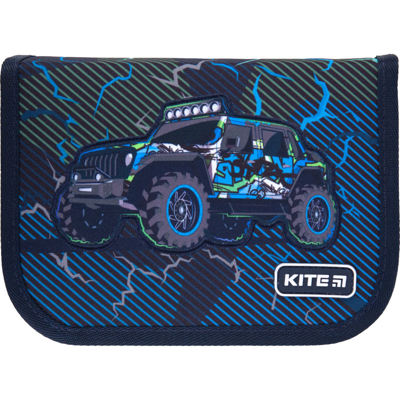 

Пенал Kite Education Cross-country без наполнения синий (K21-622-6)