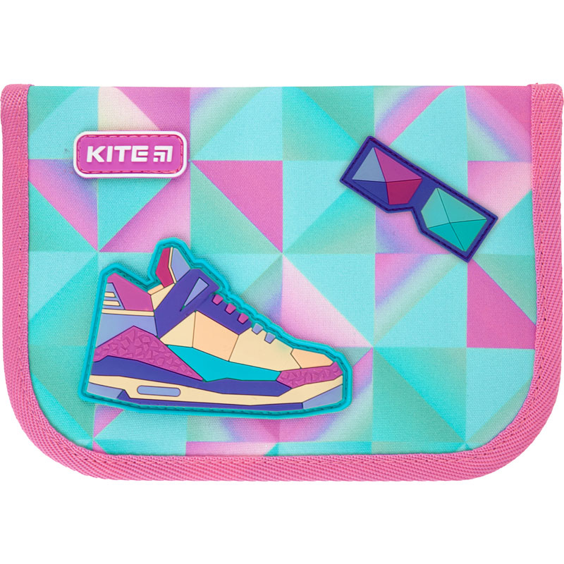 

Пенал Kite Education Cool girl без наполнения розовый (K21-622-7)