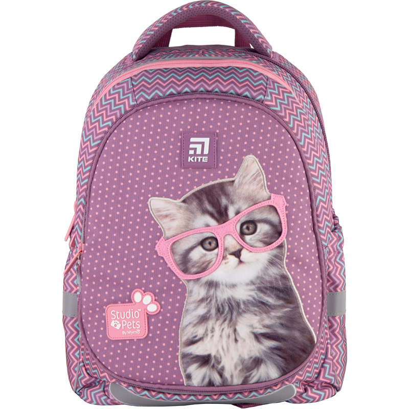 

Рюкзак школьный Kite Studio pets со сменной панелью (SP21-700M(2p))
