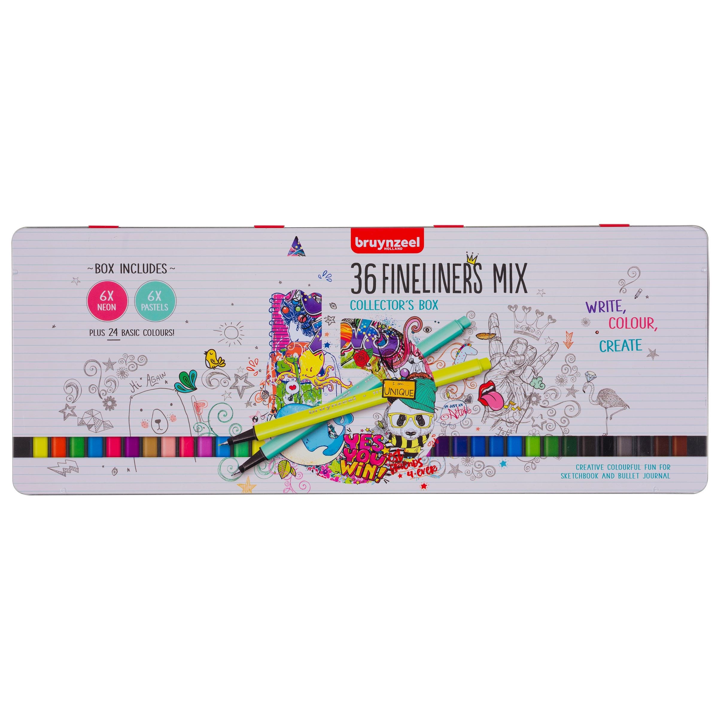 

Лайнеры Bruynzeel Fineliner 36 цветов (60241036)
