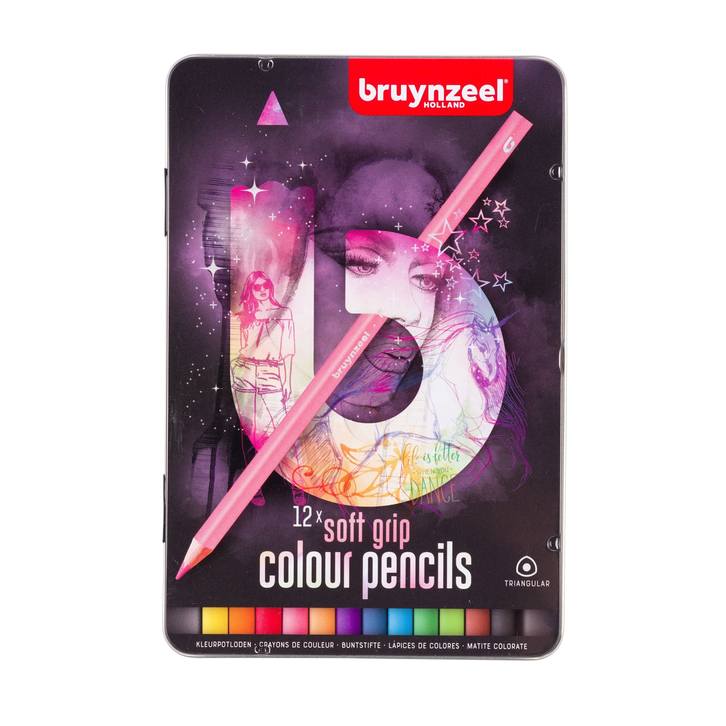 

Карандаши цветные Bruynzeel Light мягкие 12 цветов (60212002)