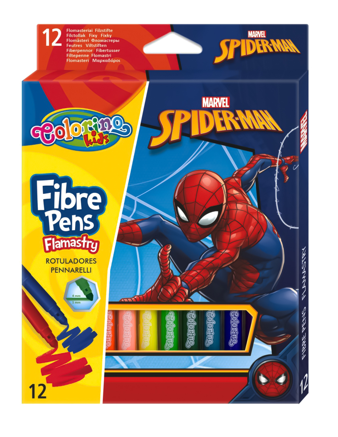 

Фломастери Colorino Людина-павук 12 кольорів (91871PTR)