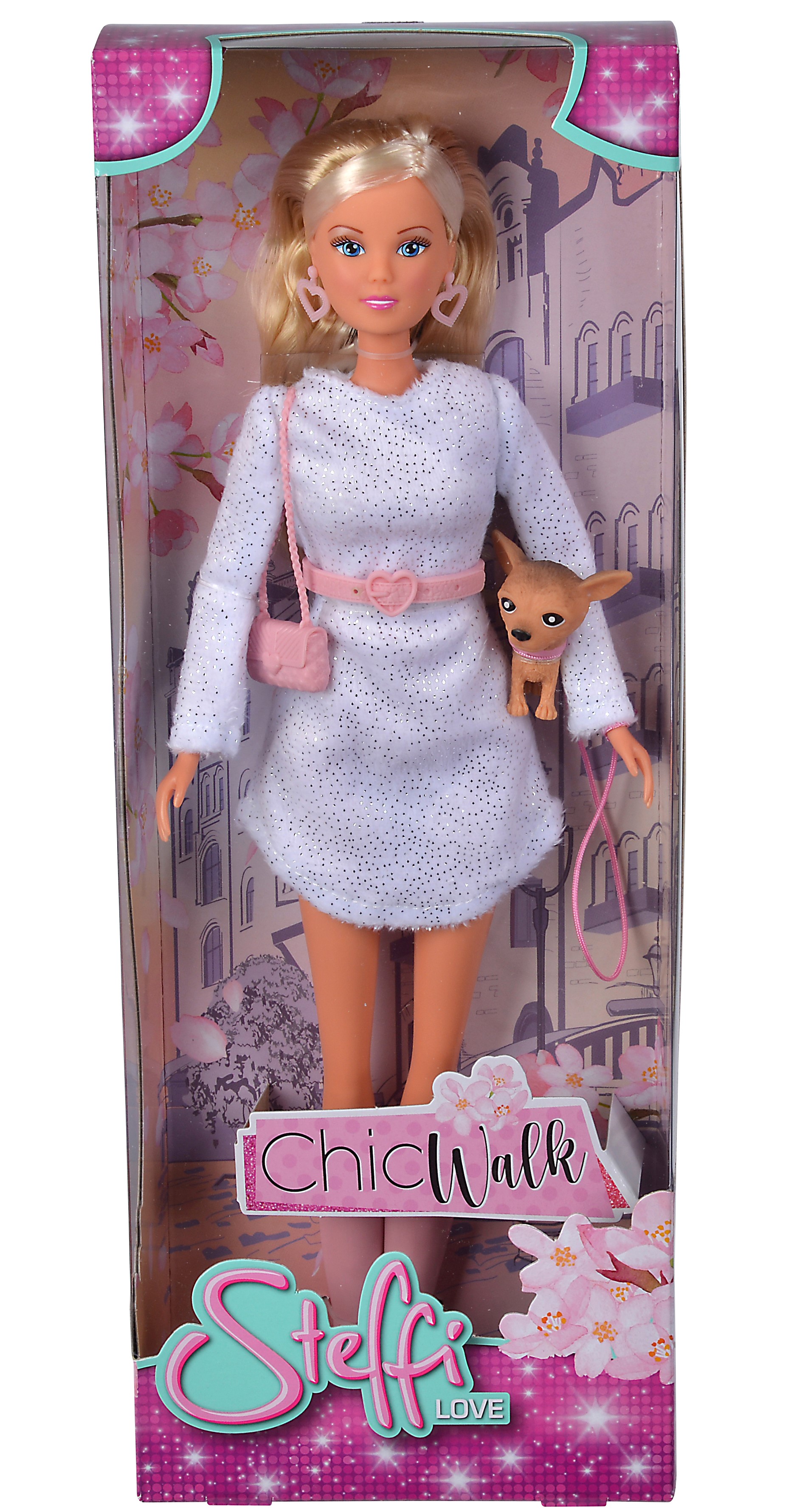 Акция на Лялька Steffi & Evi Love Весняний стиль Штеффі з песиком (5733508) от Будинок іграшок