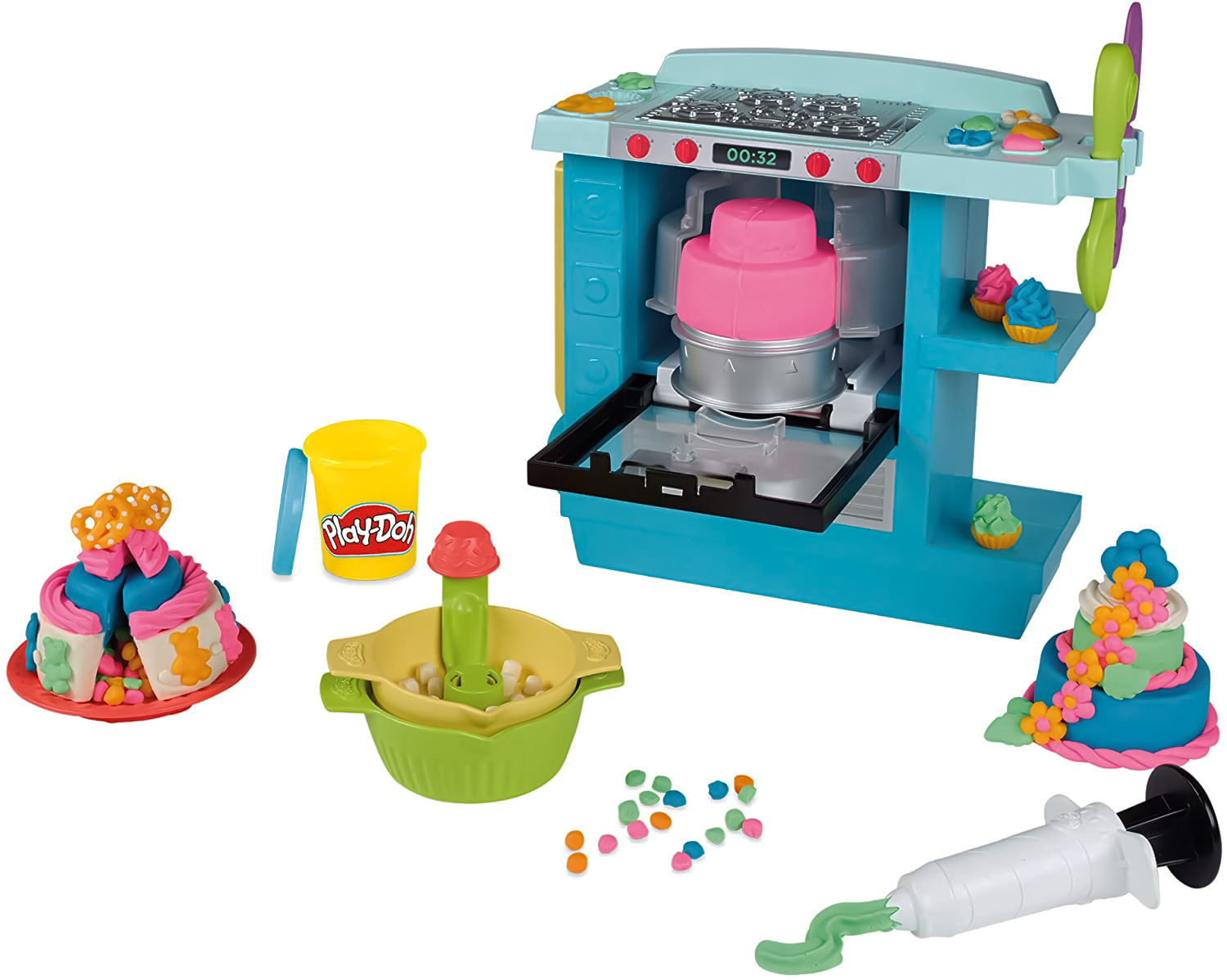 Акція на Набір для ліплення Play-Doh Kitchen creations Випікання святкового торта (F1321) від Будинок іграшок