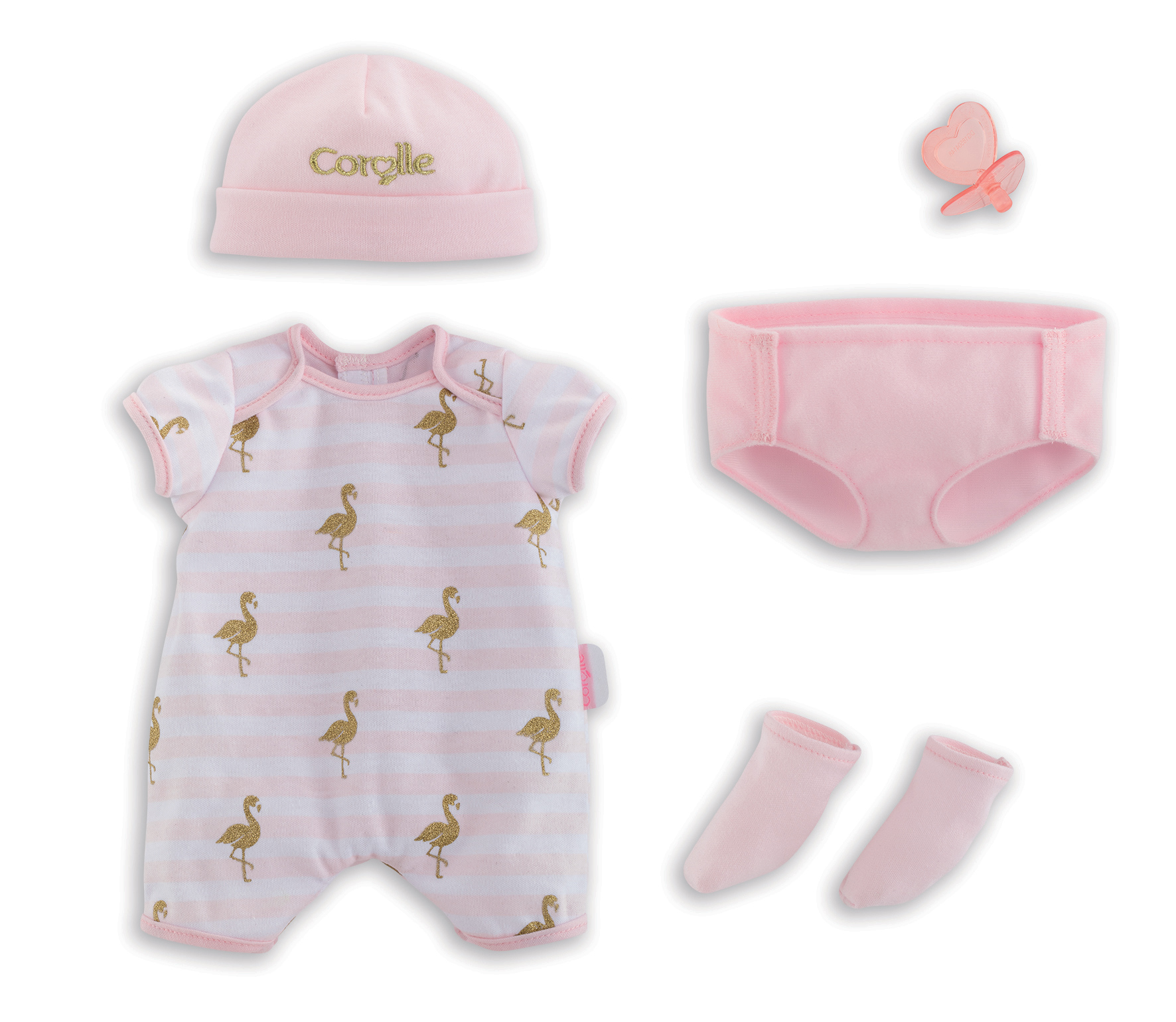 

Набор одежды для пупса Corolle Фламинго 36 см (9000140550)