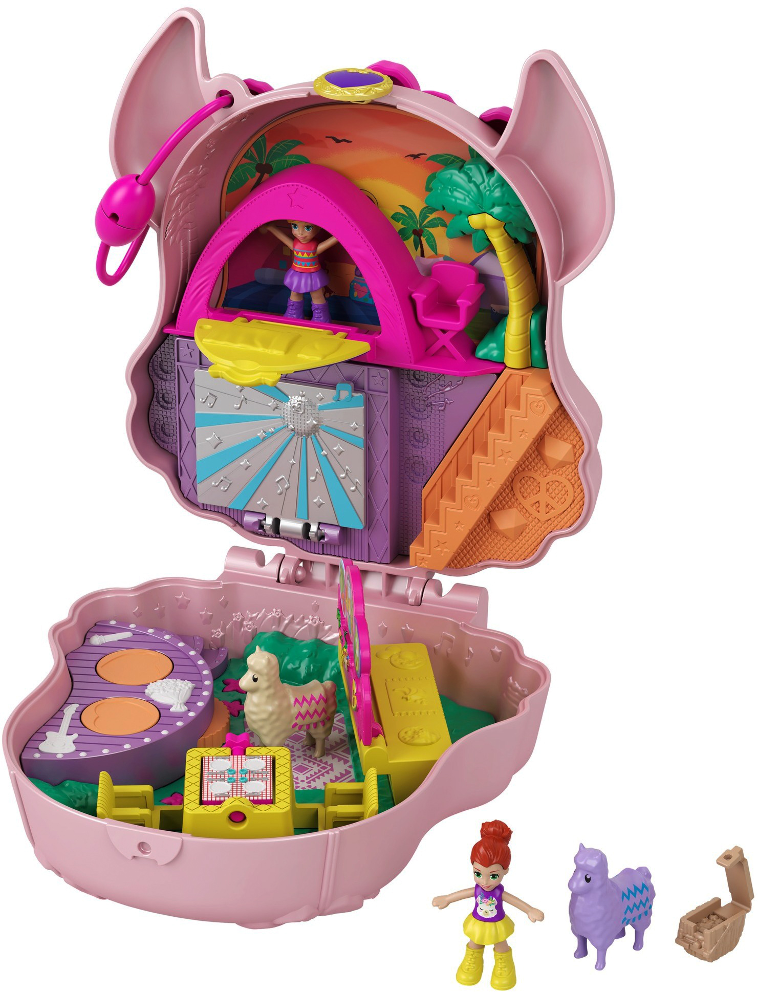 

Набор Polly Pocket Карманный мир Музыкальная вечеринка ламы (FRY35/GKJ50)