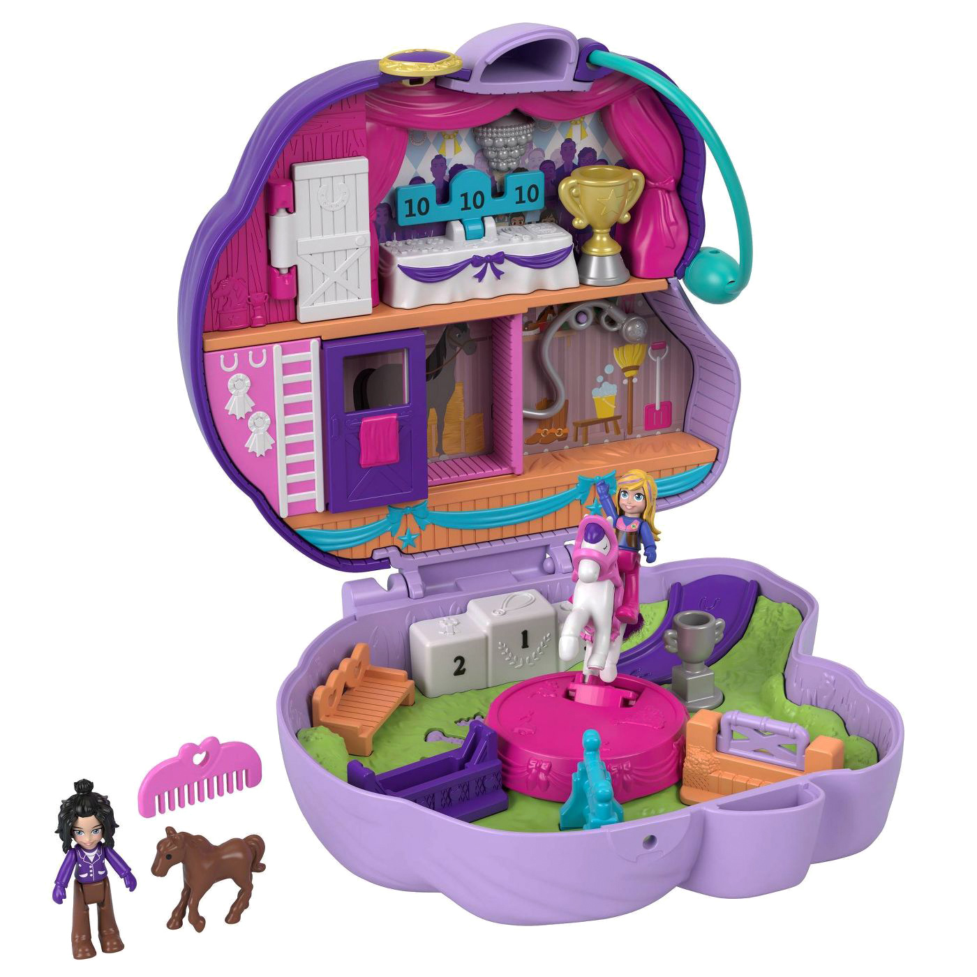 

Набір Polly Pocket Кишеньковий світ Стиль стрибків поні (FRY35/GTN14)