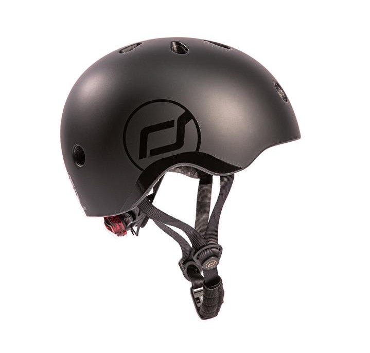 

Шлем защитный Scoot and Ride черный с фонариком (SR-190605-BLACK)