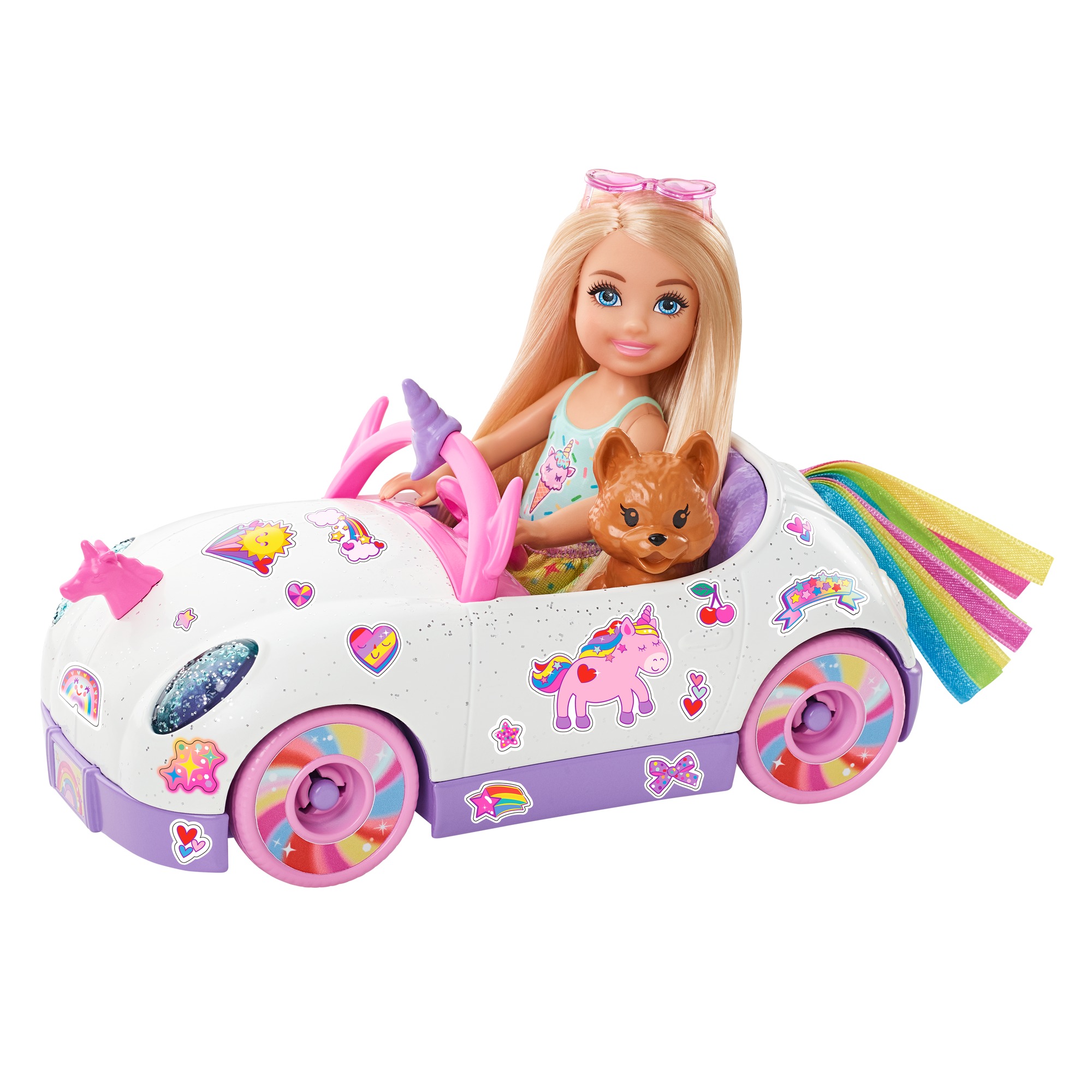 

Набор Barbie Кабриолет Челси с наклейками (GXT41)