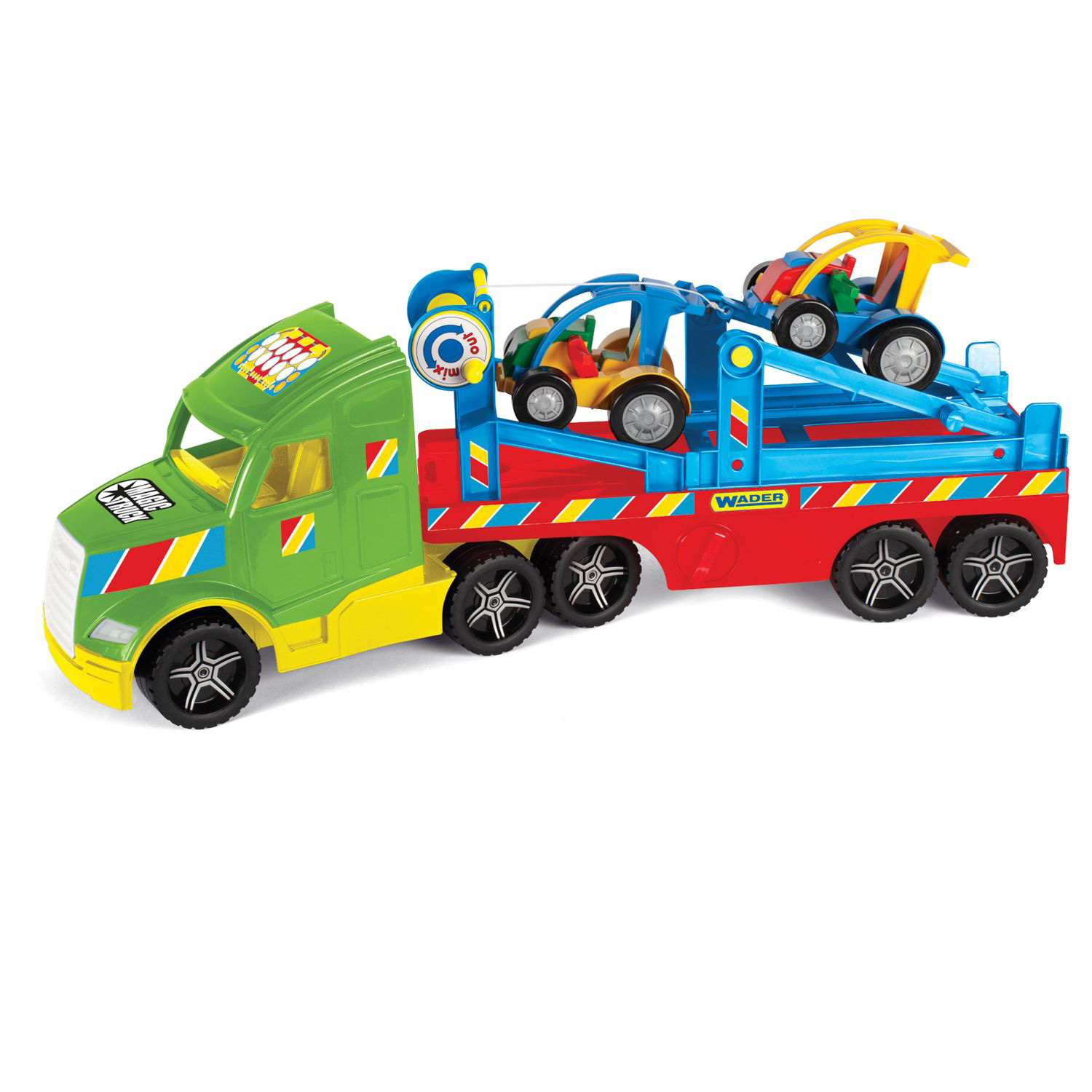 

Машинка Wader Magic truck Basic Автотягач з баггі (36350)
