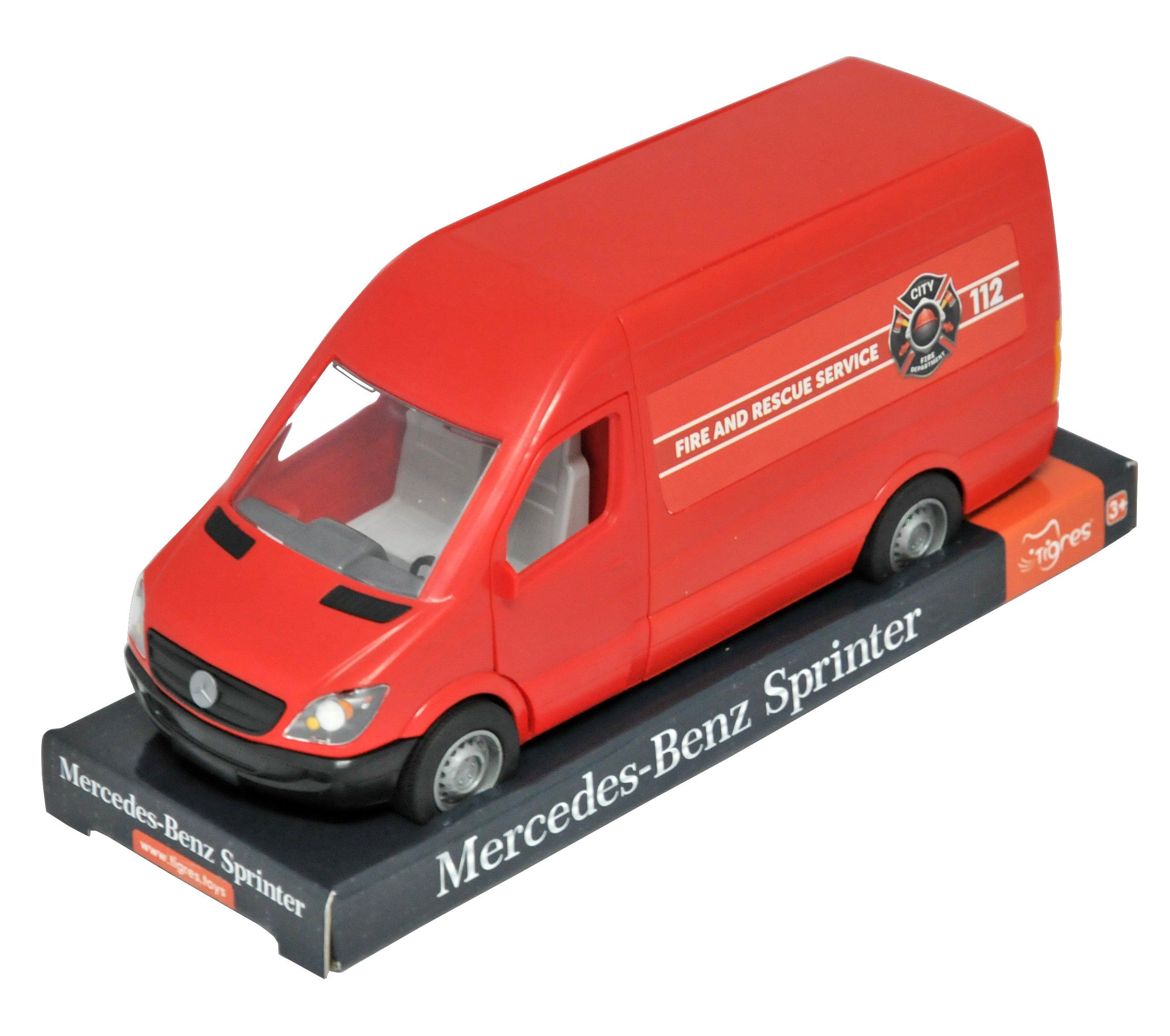 

Автомобиль Tigres Mercedes-Benz Sprinter грузовой красный (39701)