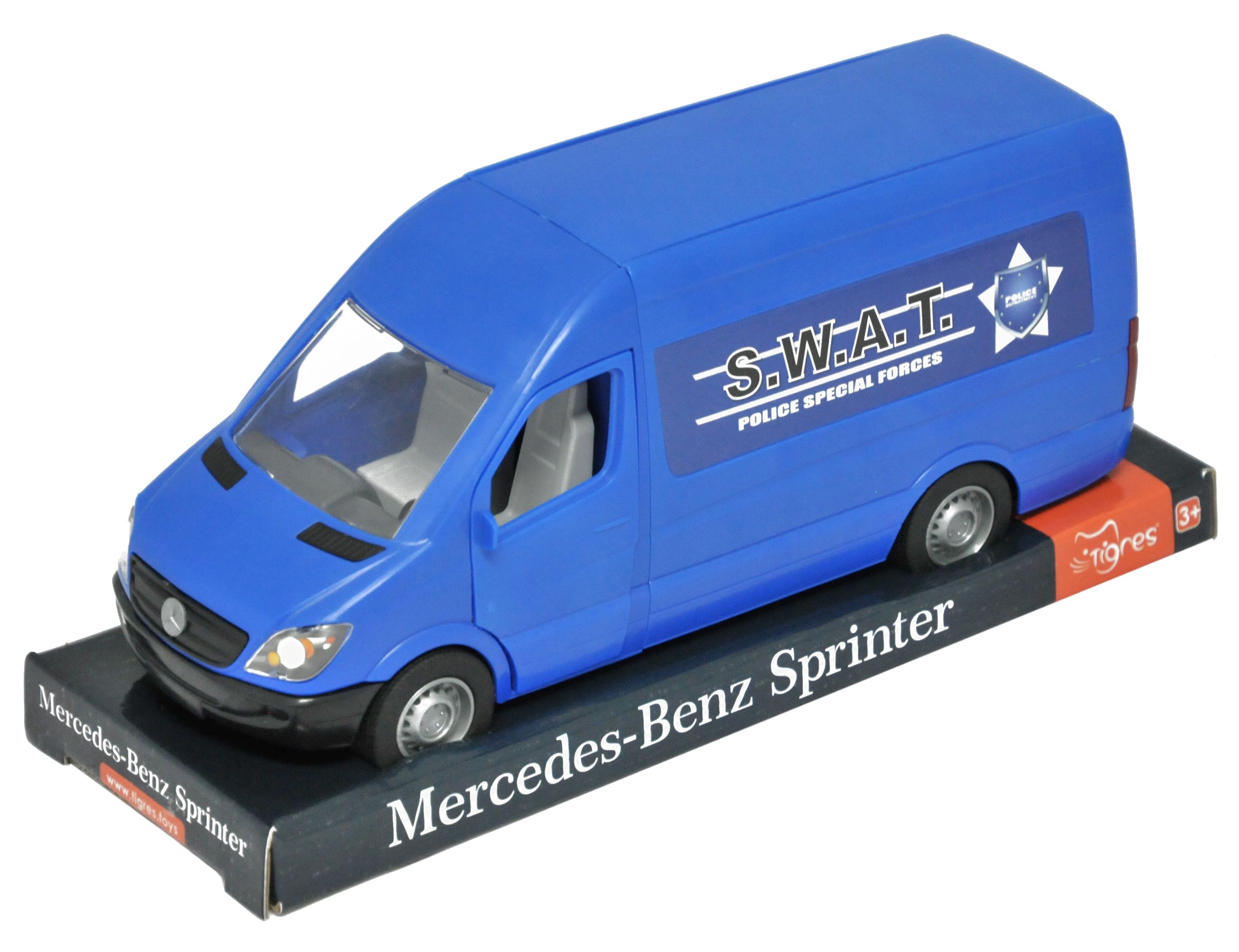 

Автомобиль Tigres Mersedes-Benz Sprinter грузовой синий (39702)