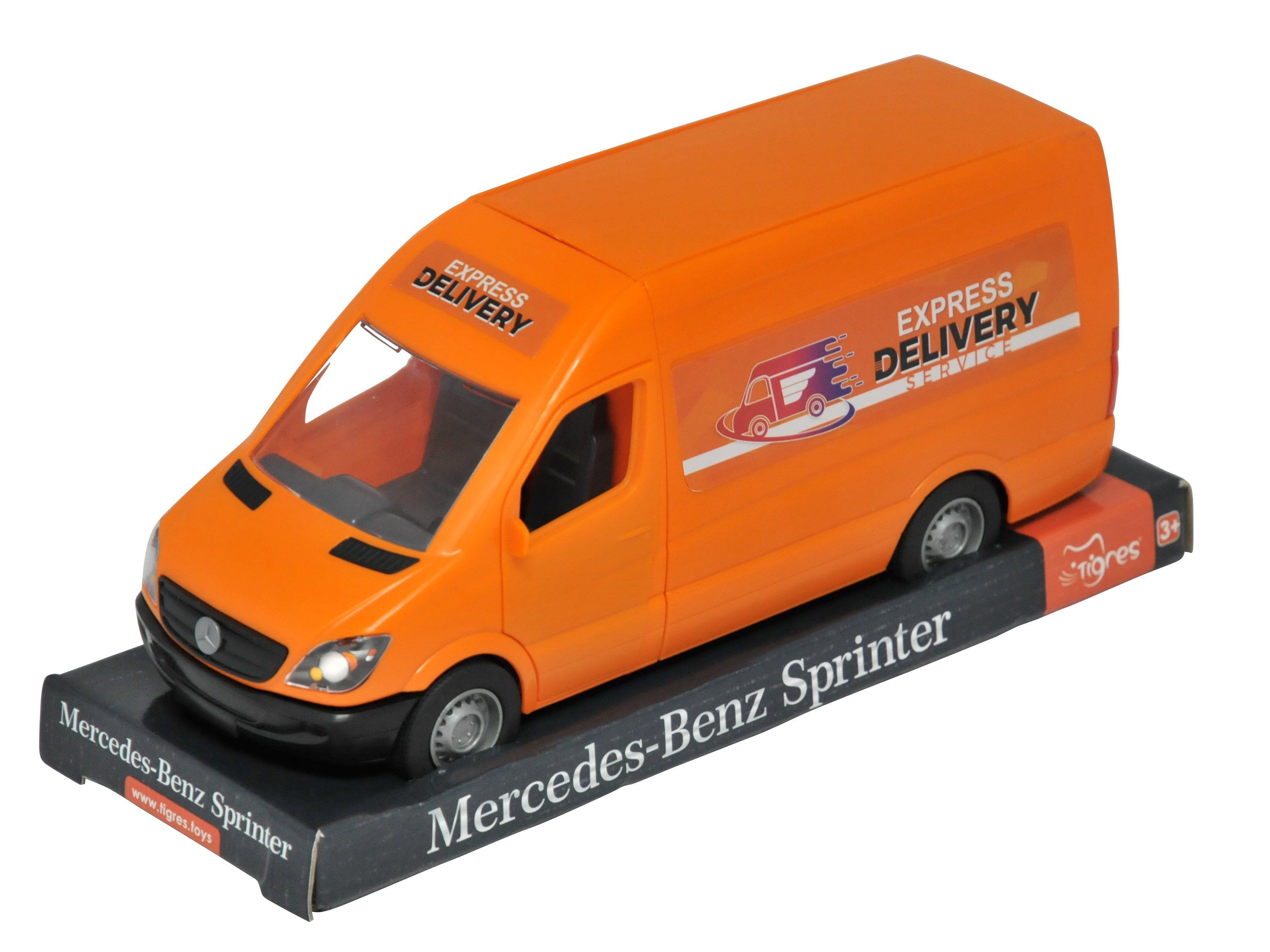 

Автомобиль Tigres Mercedes-Benz Sprinter грузовой оранжевый (39719)