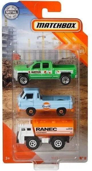 

Набір машинок Matchbox MBX Будівництво ІІ (C3713/GKR58)