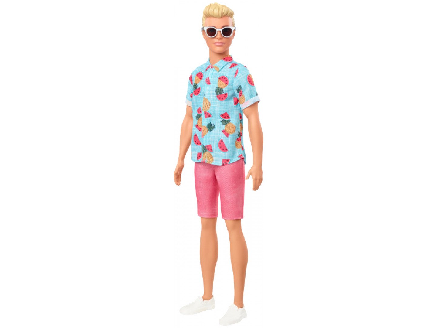 

Кукла Barbie Fashionistas Кен в рубашке с фруктами (DWK44/GYB04)