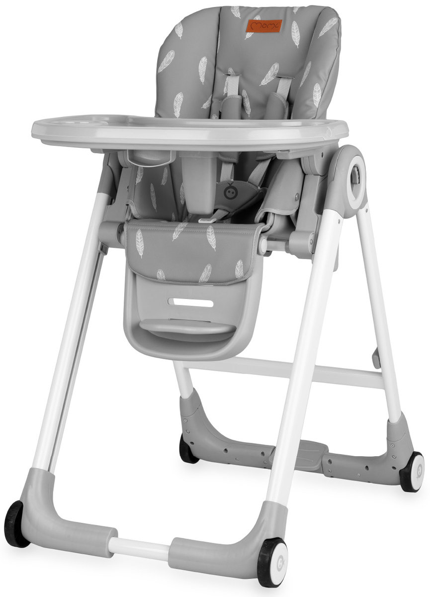 

Стульчик для кормления MoMi Luxuria dark grey (KRKA00004)