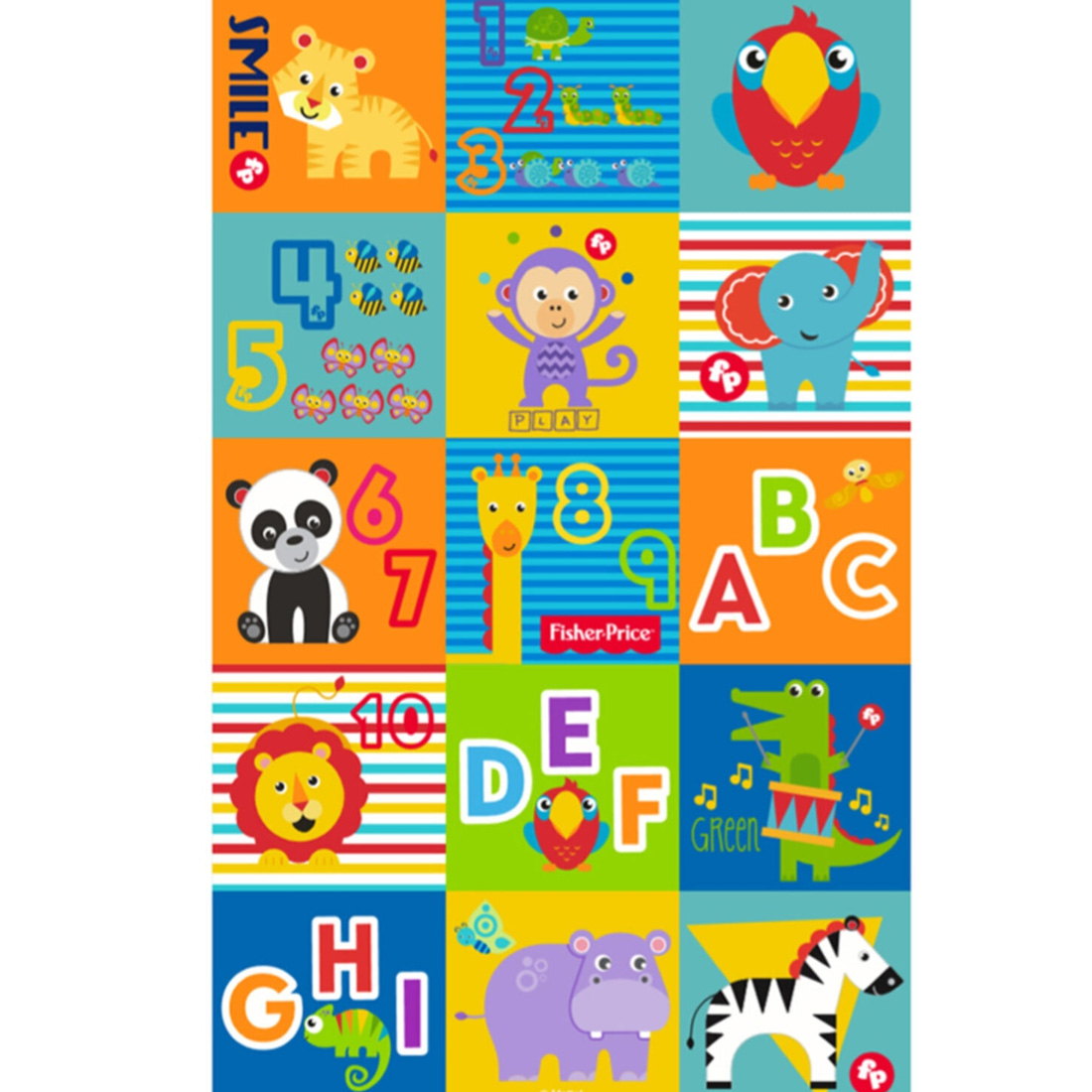 

Ігровий килимок Fisher-Price Граємо та навчаємось 100 х 160 см (FP-PC002)