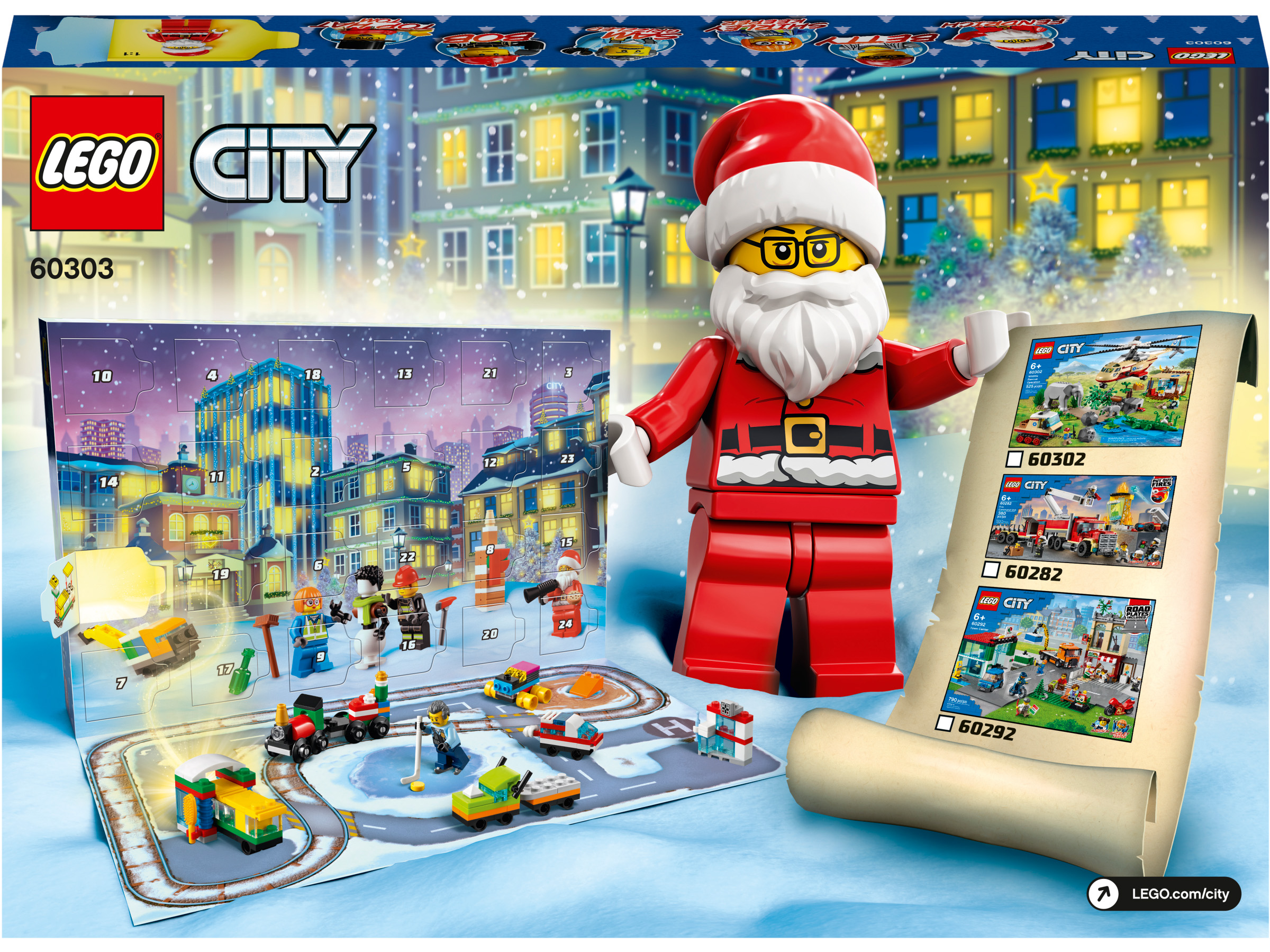 

Конструктор LEGO City Новогодний календарь (60303)