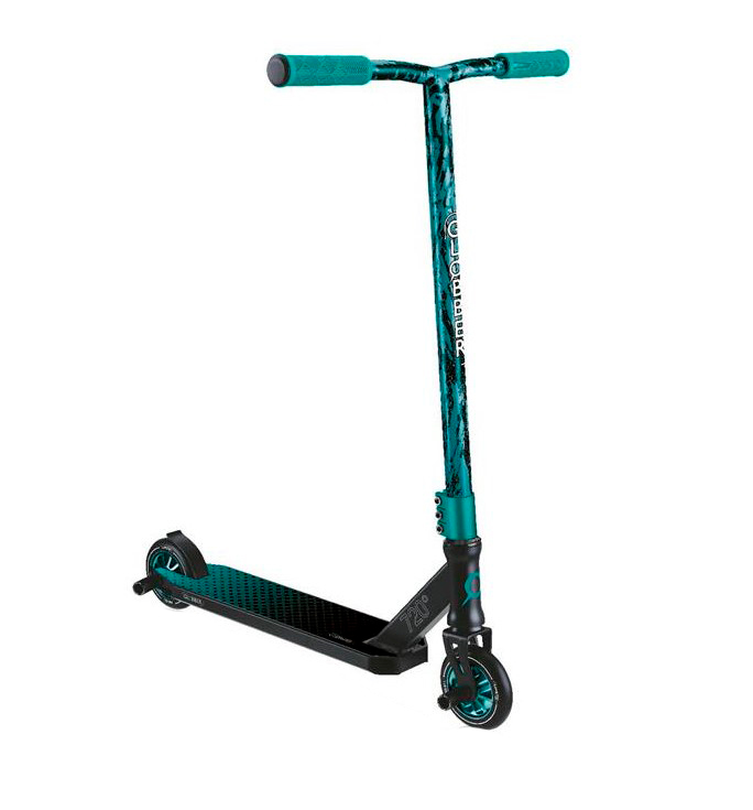 

Трюковий самокат Globber GS720 чорно-бірюзовий (624-005-3)