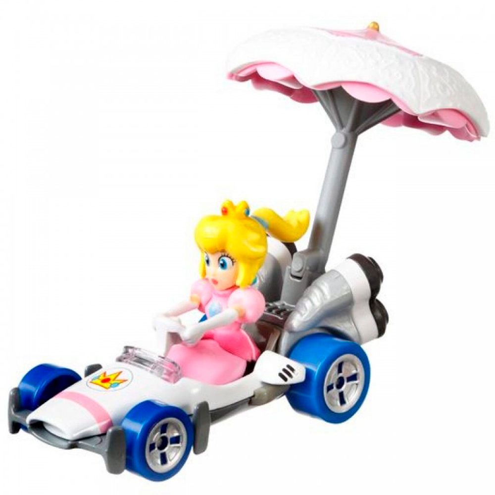 Акція на Машинка Hot Wheels Супер Маріо Принцеса Піч Бі-Дашер (GVD30/GVD36) від Будинок іграшок