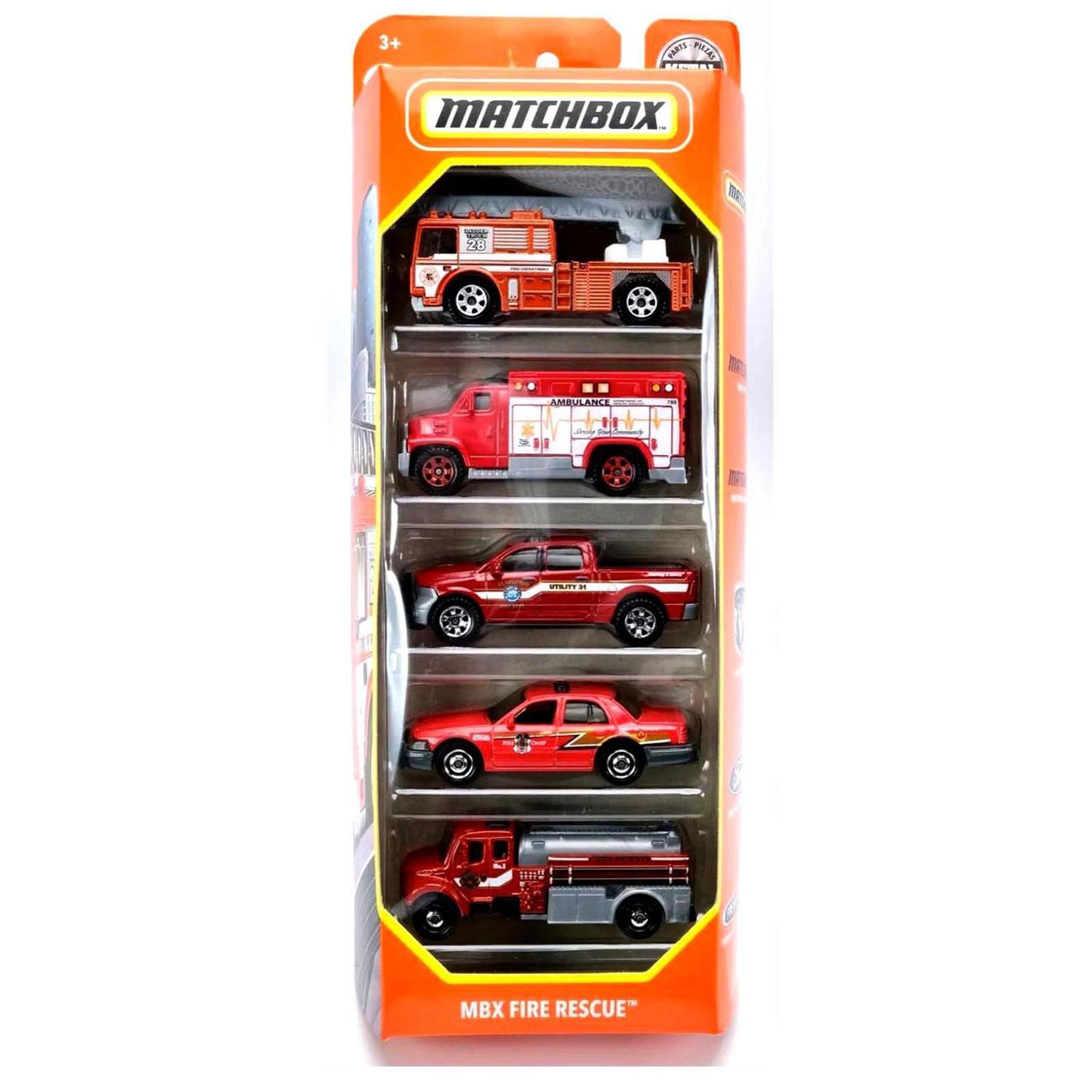 

Набор машинок Matchbox MBX Пожарная охрана 5 шт (C1817/HCJ04)