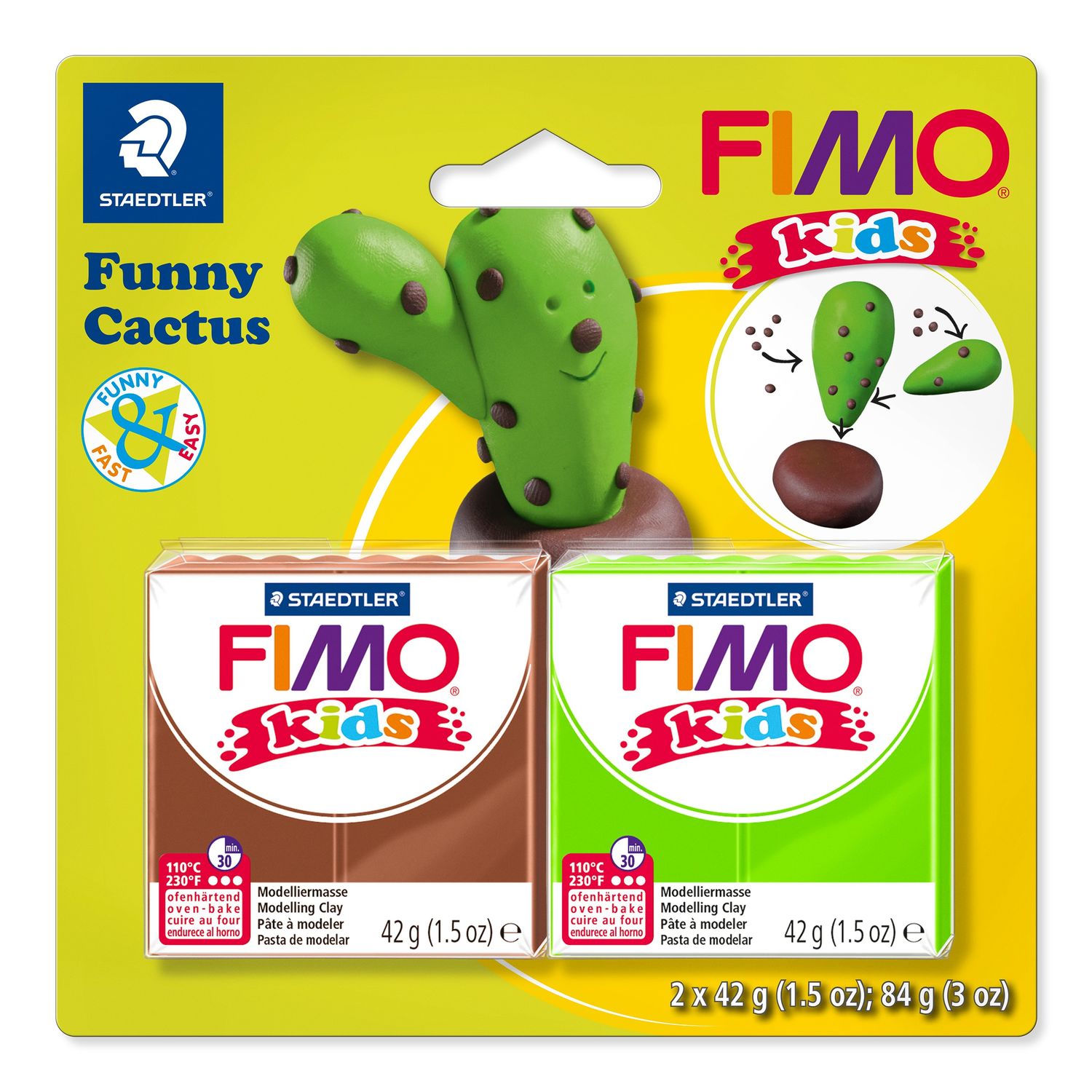 

Набір пластики Fimo Kids Кактус (803513)