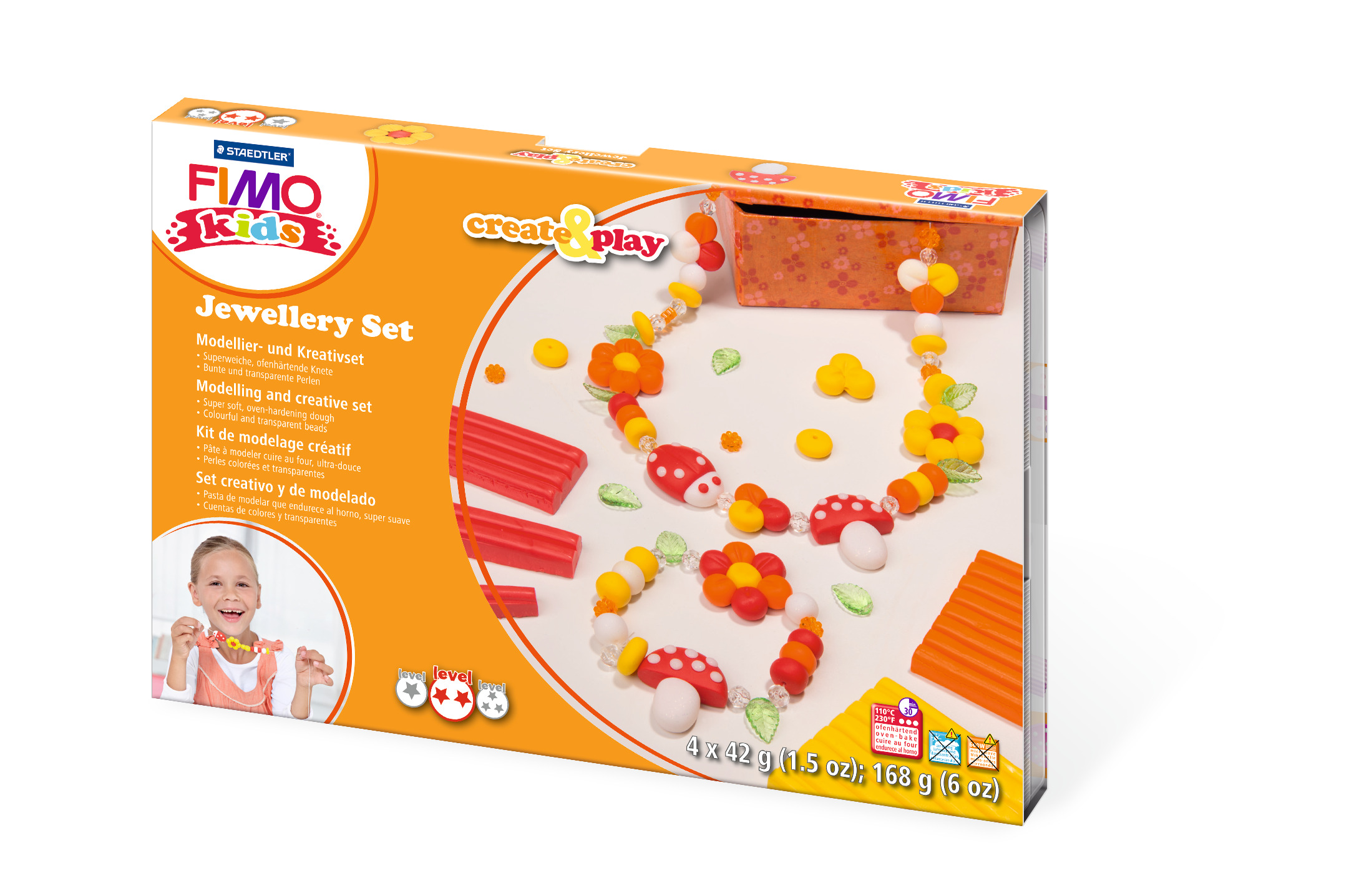 

Набір пластики Fimo kids Квіти (8033 02)