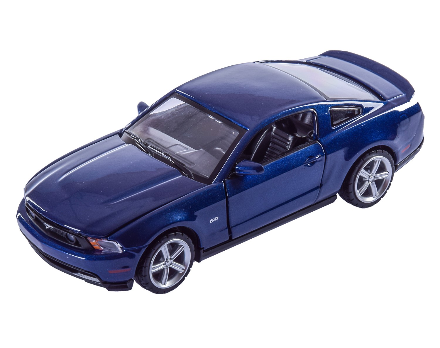 Акция на Автомодель Автопром Ford Mustang GT темно-синя (68307/68307-1) от Будинок іграшок