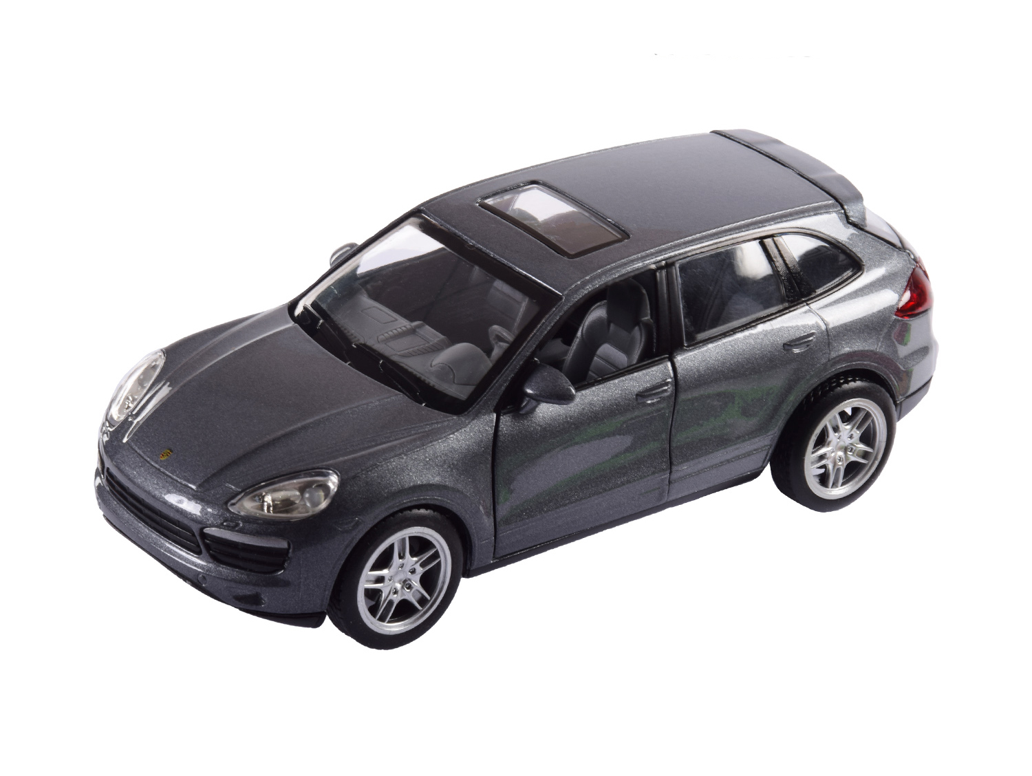 Акція на Автомодель Автопром Porsche Cayenne S темно-сіра (68324/68324-1) від Будинок іграшок