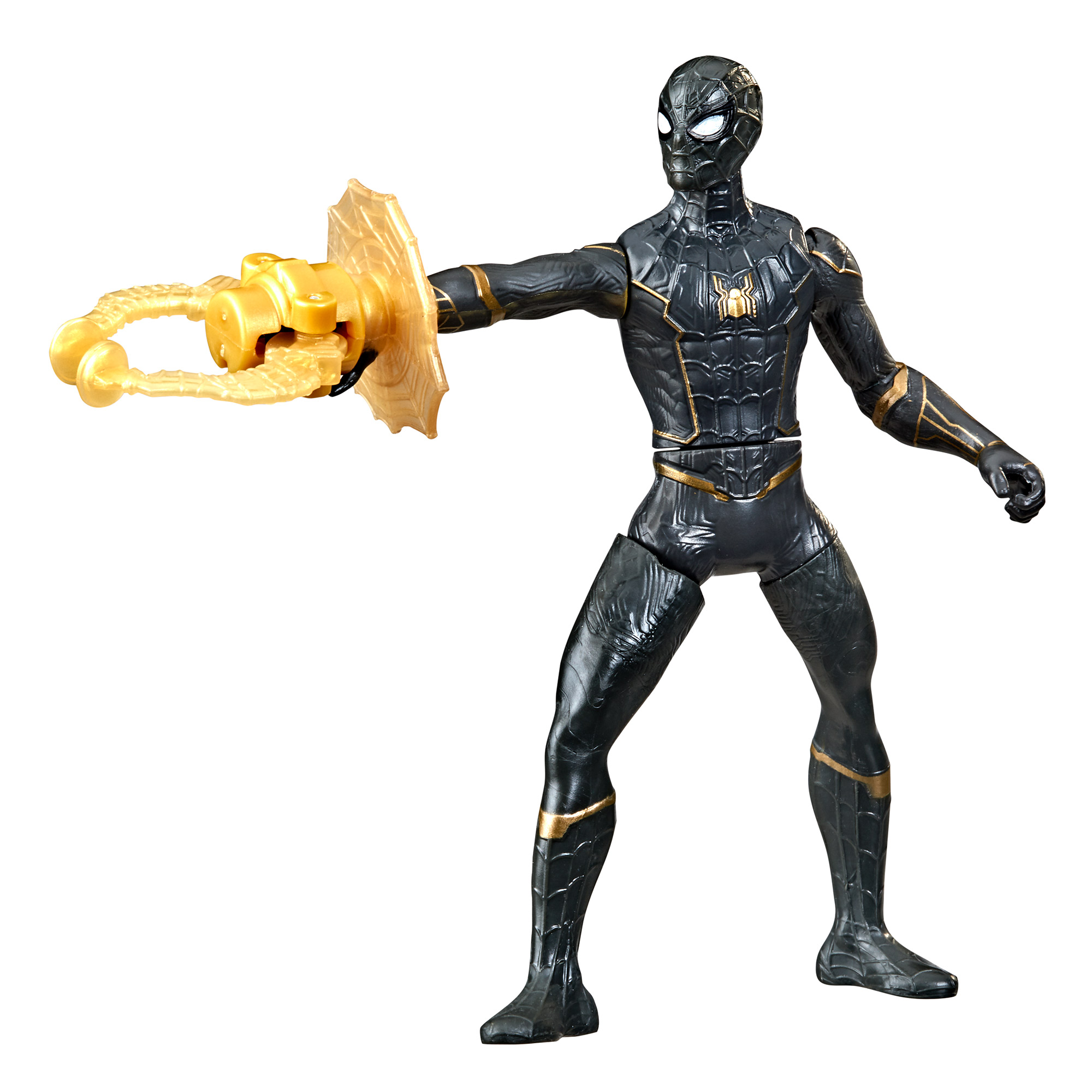 Акция на Ігрова фігурка Spider-Man Делюкс чорний 15 см (F0232/F1918) от Будинок іграшок