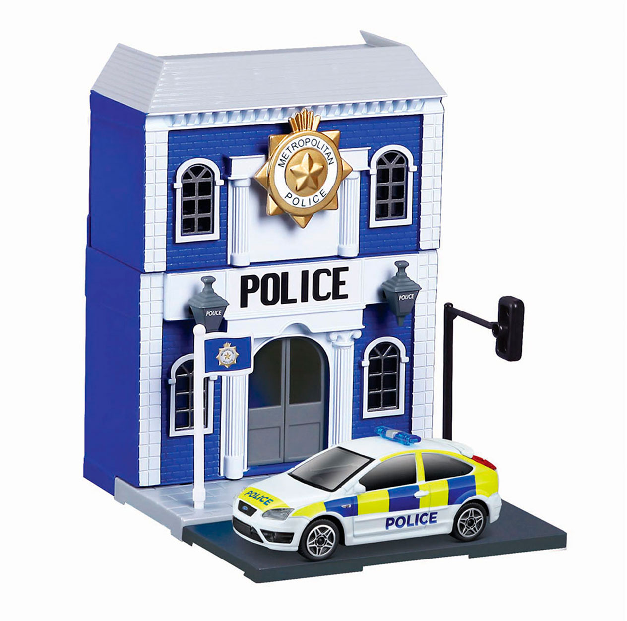 Акція на Игровой набор Bburago City Полицейский участок (18-31502) від Будинок іграшок