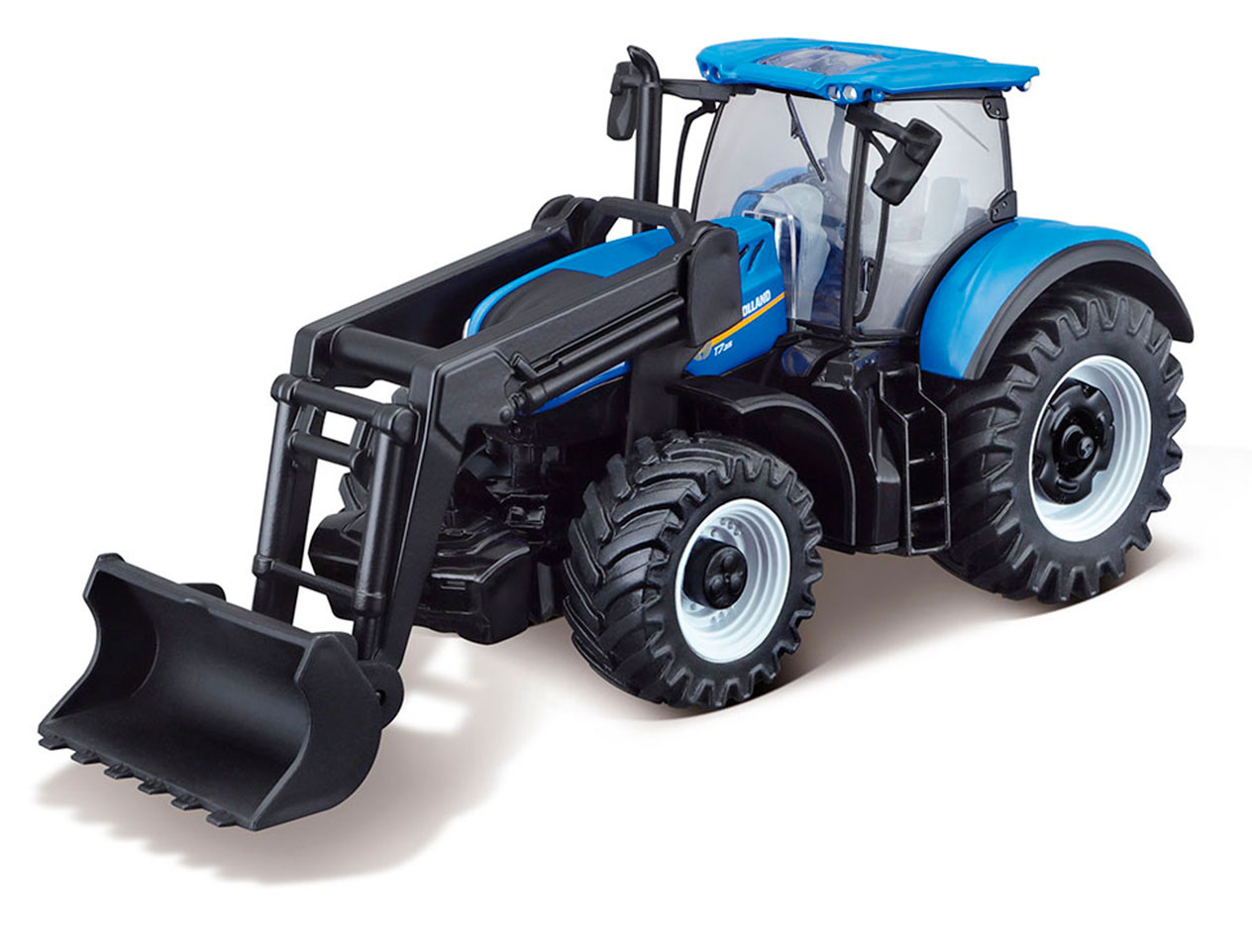 

Автомодель Bburago Farm Трактор New holland синій (18-31632)