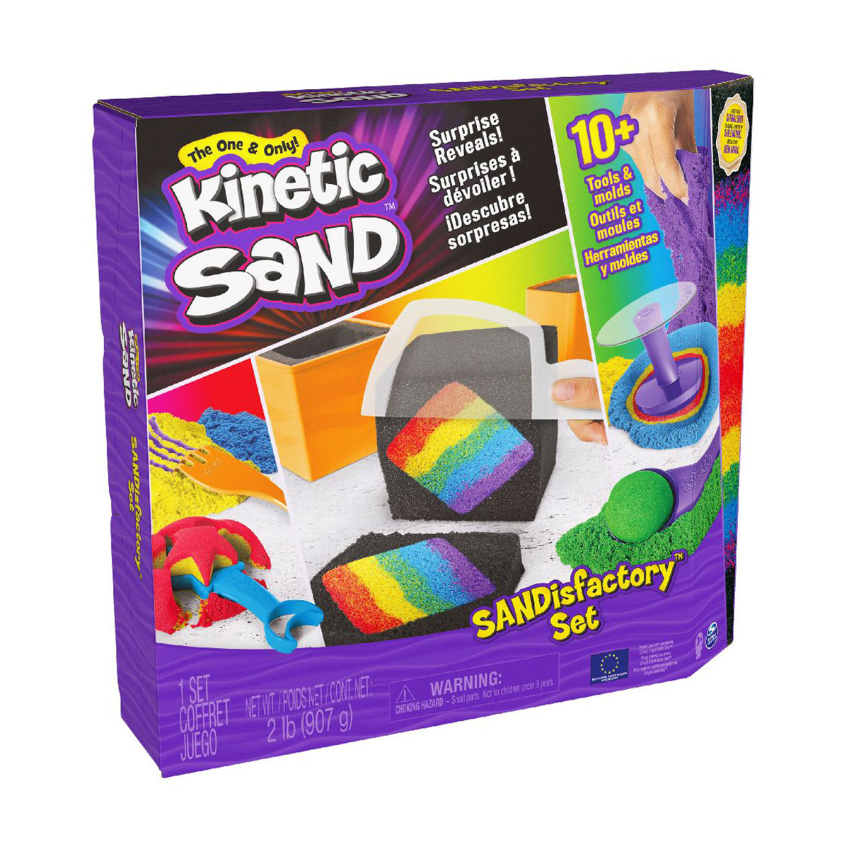 

Набір кінетичного піску Kinetic Sand Фабрика Sandisfactory (71603)