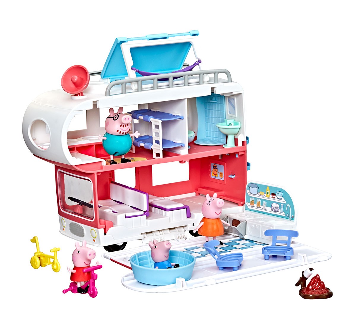 Акція на Игровой набор Peppa Pig Семейный кемпер Пеппы (F2182) від Будинок іграшок