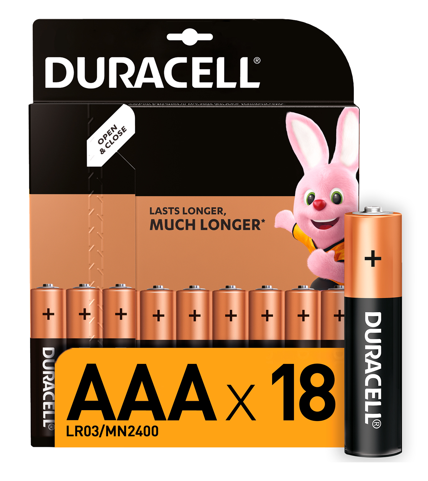 

​Батарейки алкалиновые Duracell Basic AAA LR03 (5000394107557)
