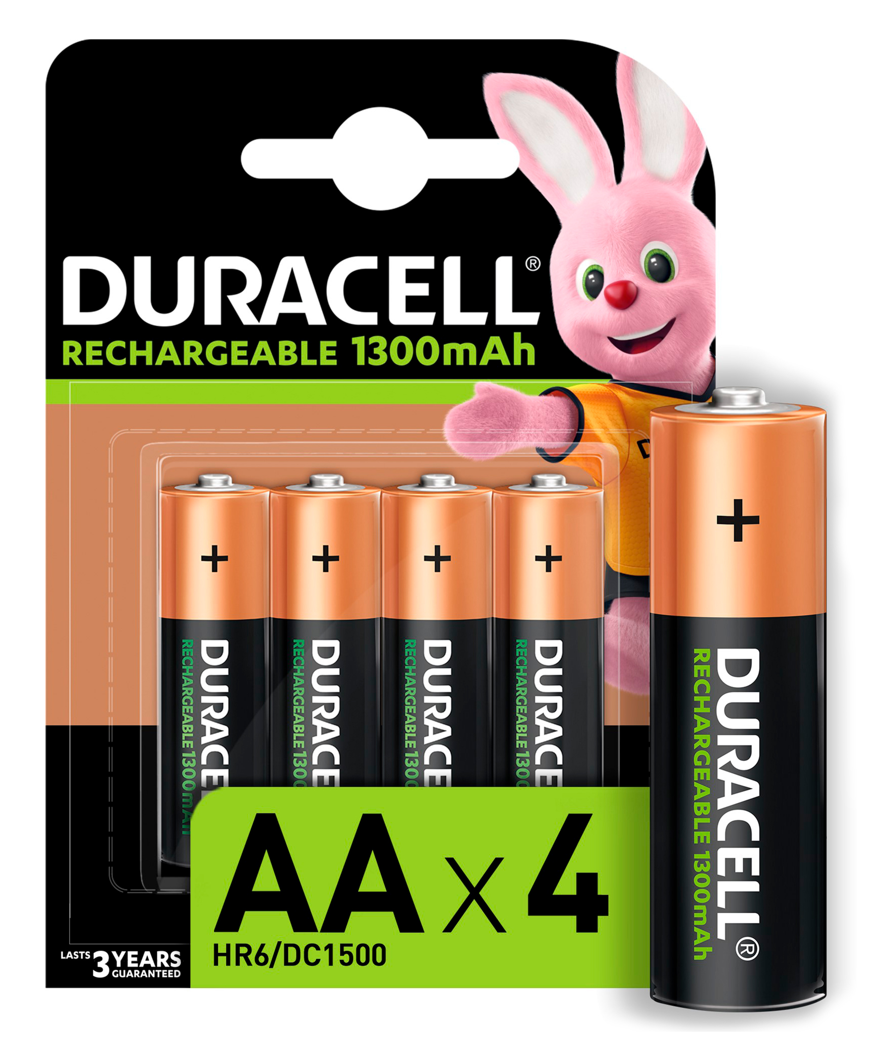 

Аккумуляторы Duracell AA 1300 МА (5000394044982)