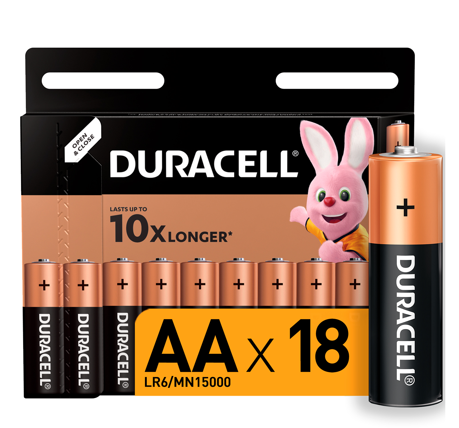 

Батарейки алкалиновые Duracell Basic AA 1.5V LR6 (5000394107519)
