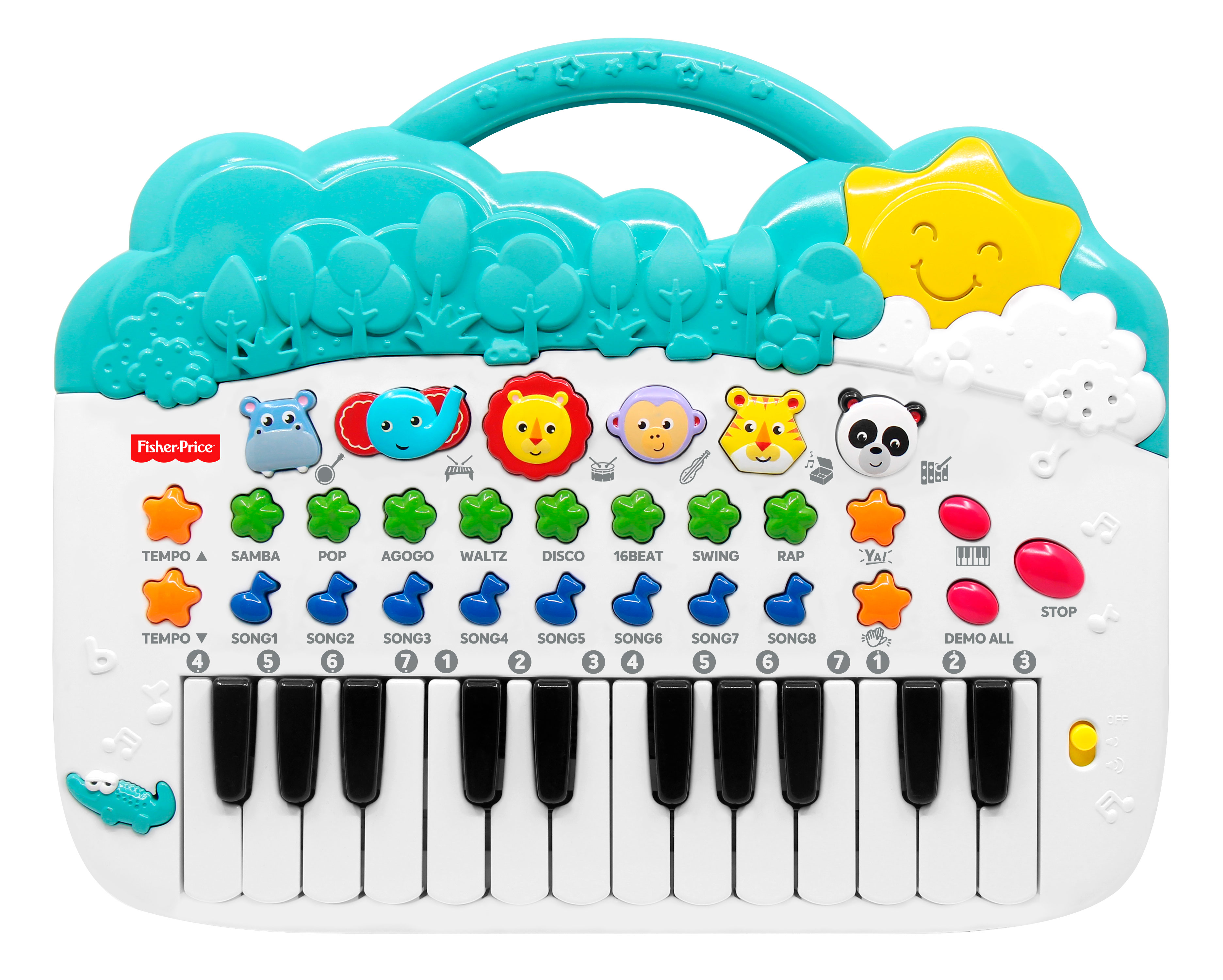 

Игрушечный синтезатор Fisher-Price Музыкальный зоопарк (22278)
