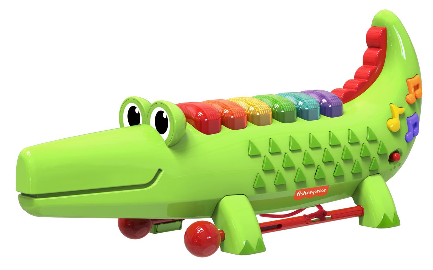 Акція на Іграшковий ксилофон Fisher-Price Яскравий крокодил (22282) від Будинок іграшок