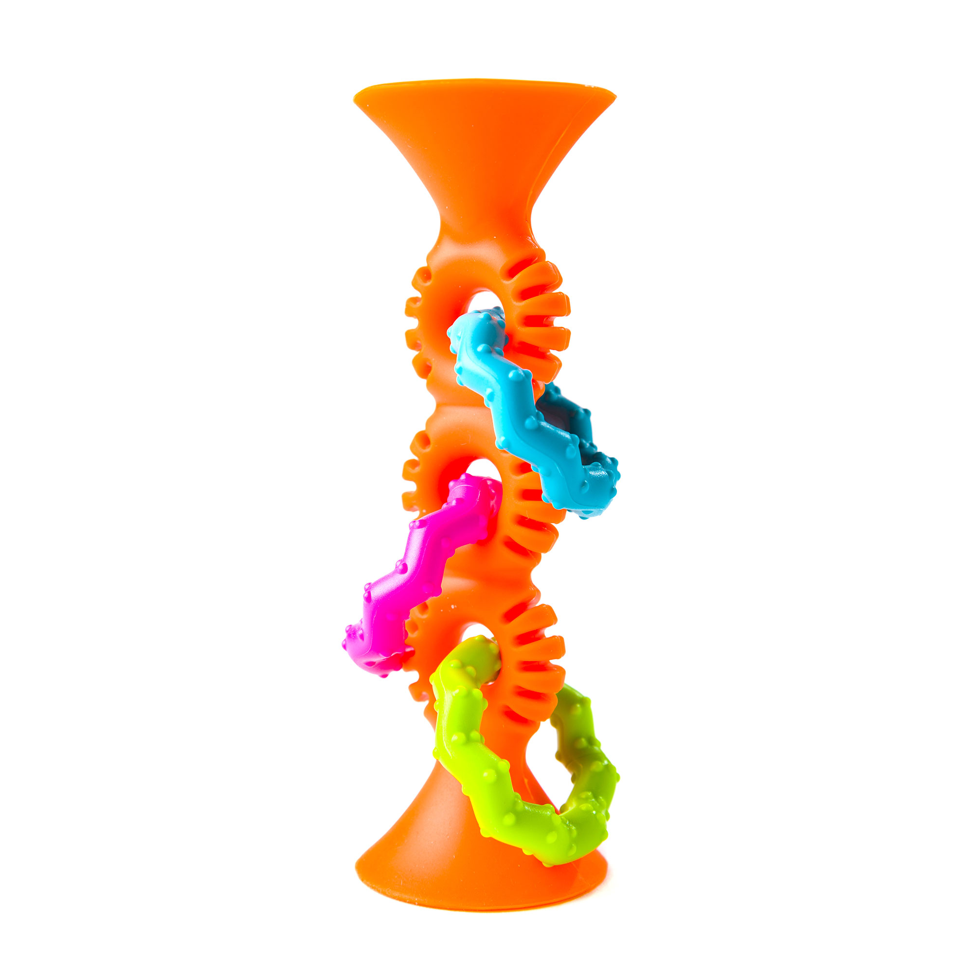 

Прорезыватель Fat Brain toys pip Squigz Loops оранжевый (F165ML)