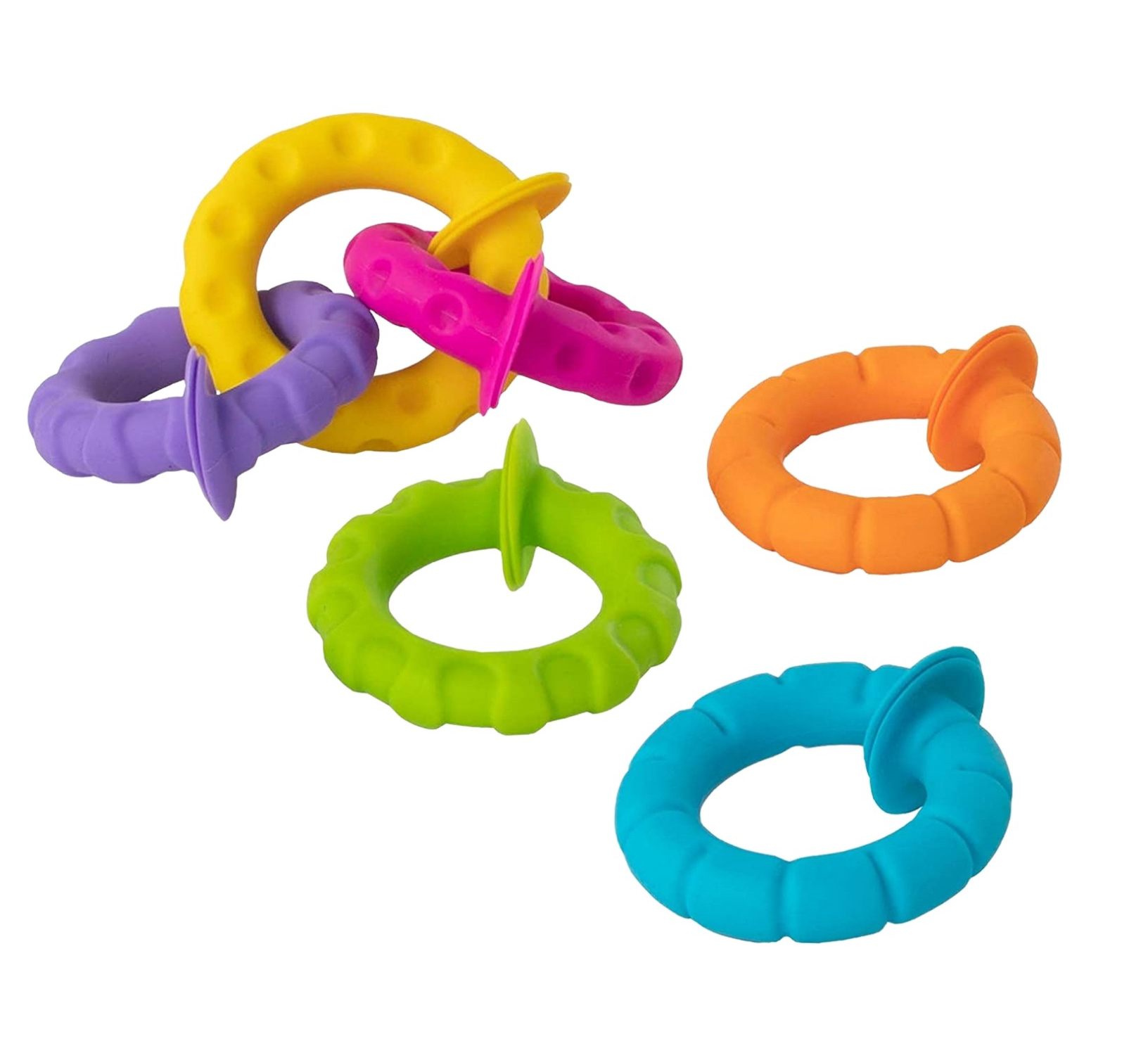 

Набор прорезывателей Fat Brain Toys Гибкие колечки (F250ML)