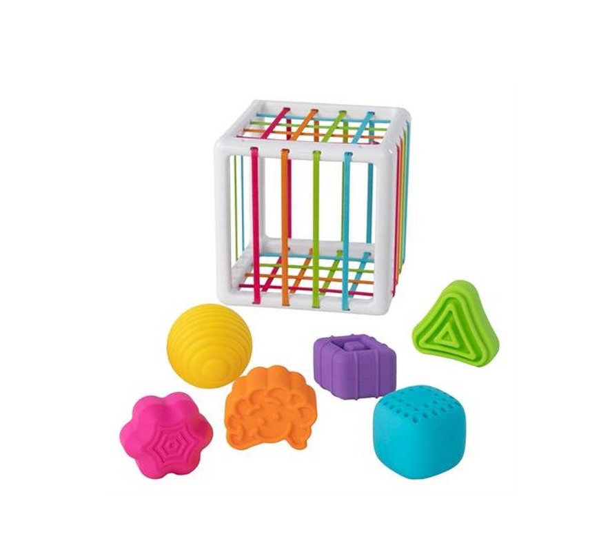 

Куб-сортер Fat Brain Toys со стенками-шнурочками InnyBin (F251ML)